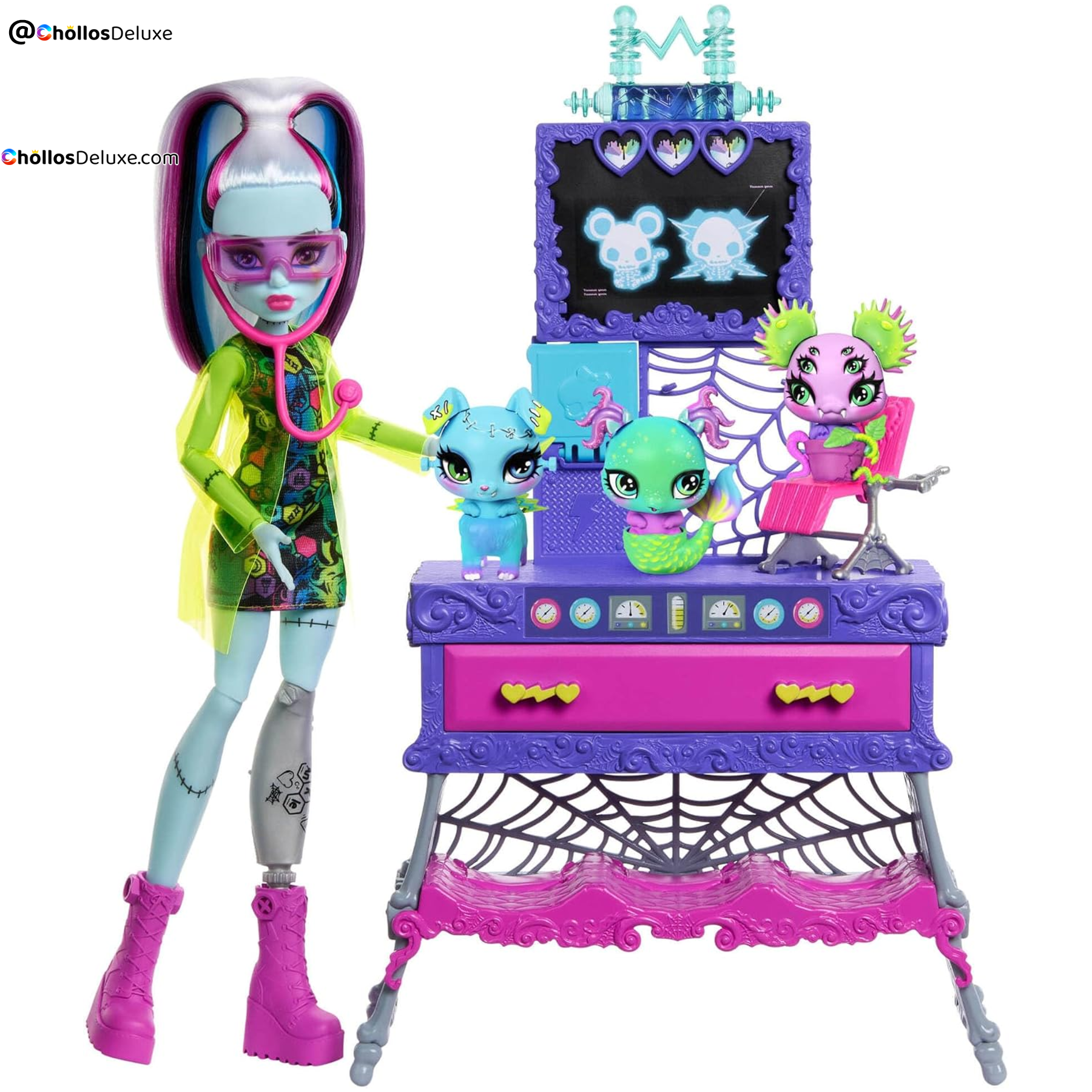 Monster High Frankie Stein Set Crea Mascota