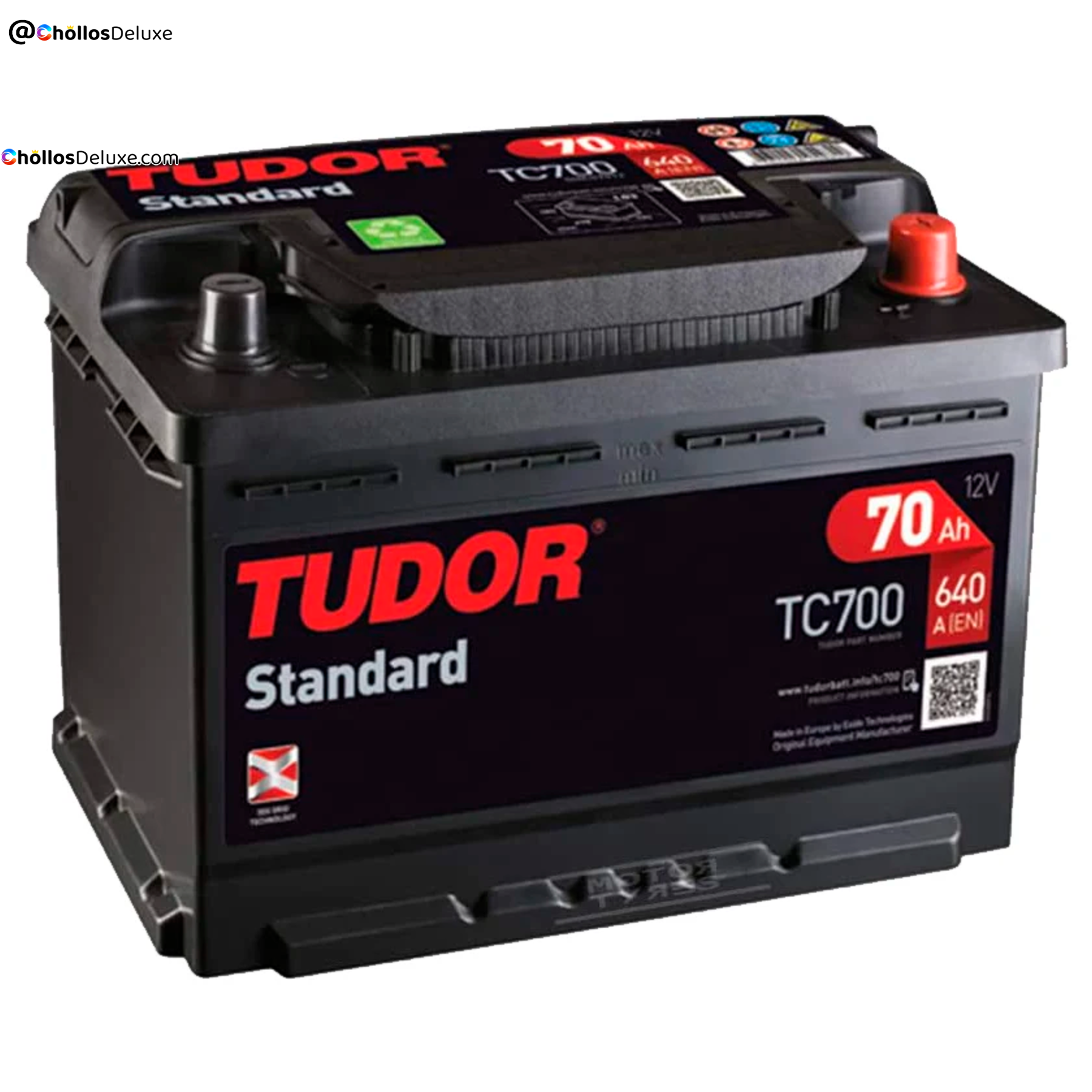 Tudor TC700 Batería de Coche 70Ah 640A