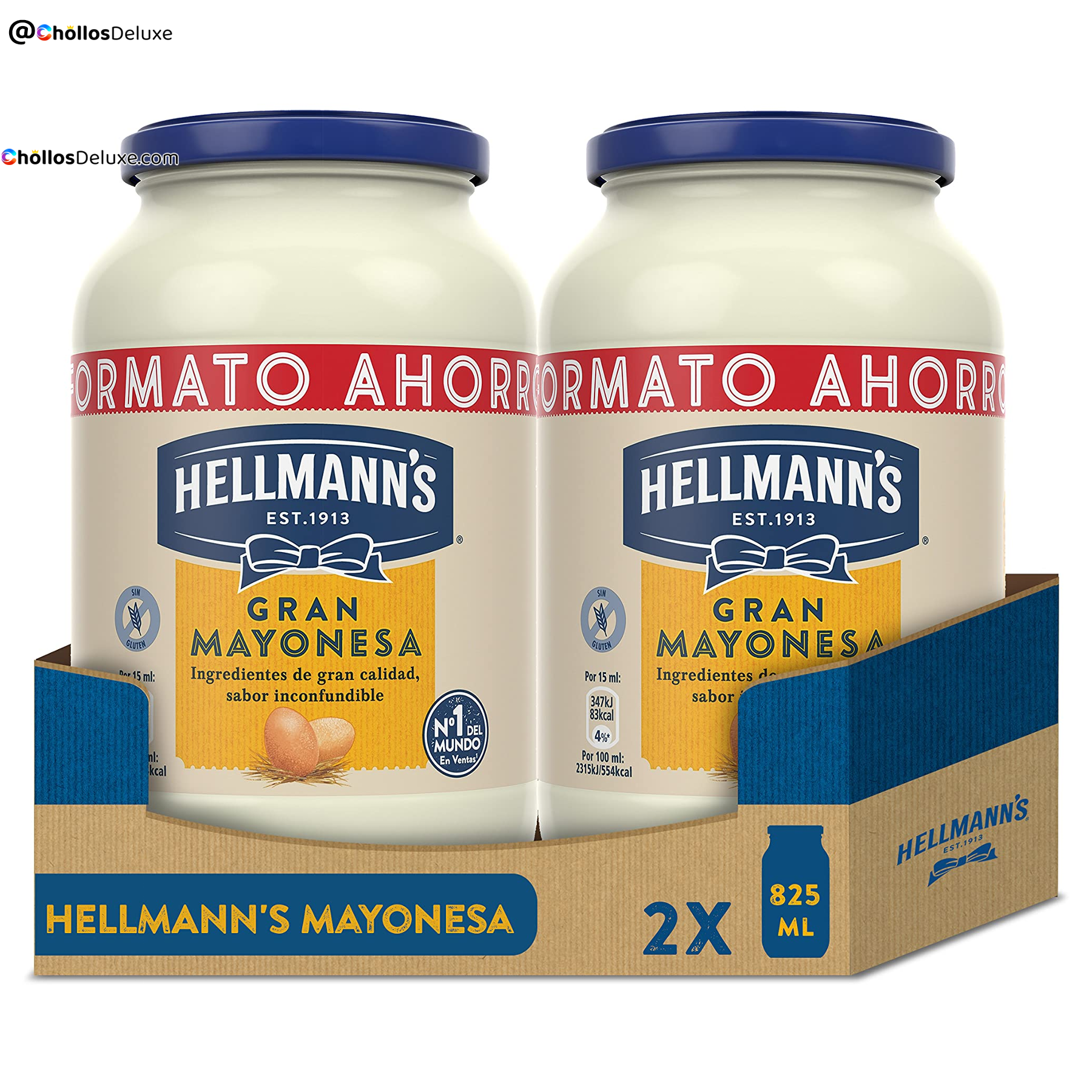 2x Hellmann's Gran Mayonesa 825ml