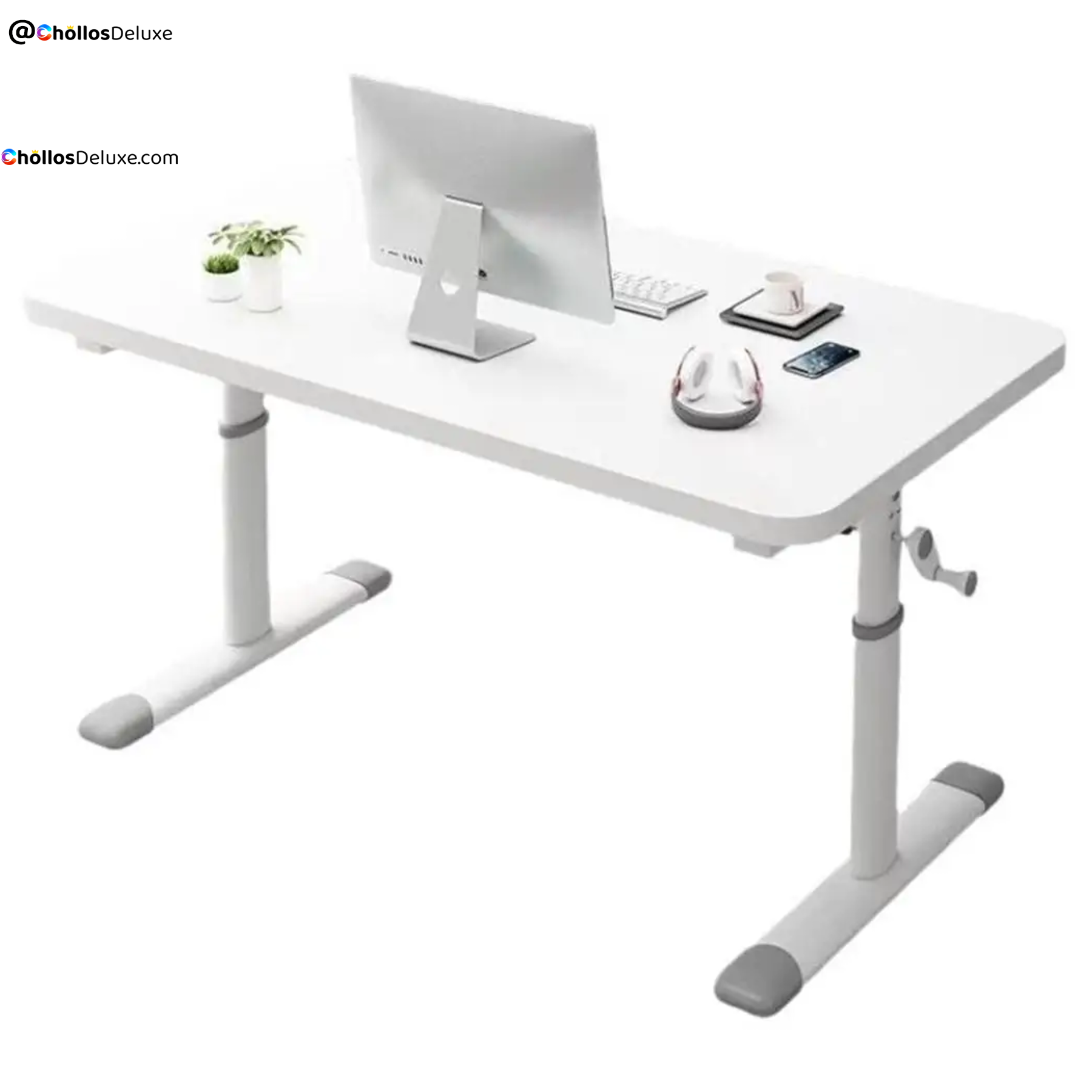 Escritorio Elevable 80x60cm Blanco