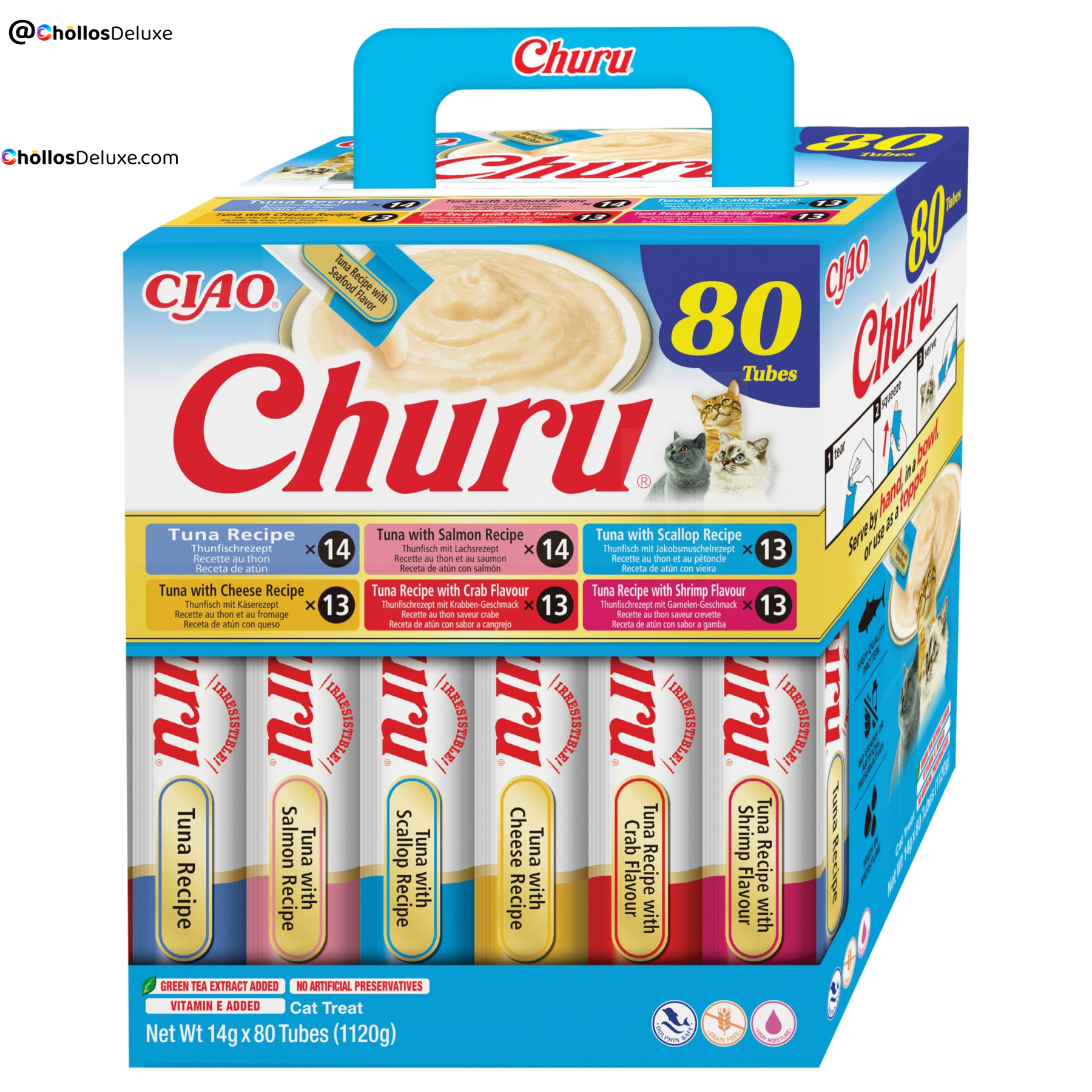 Inaba Churu Snack para Gatos Atún 14g