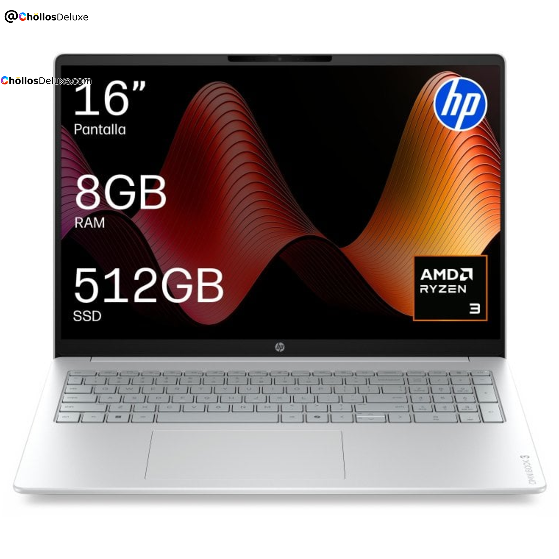 HP OmniBook 3 Portátil 16" 2K Ryzen 3