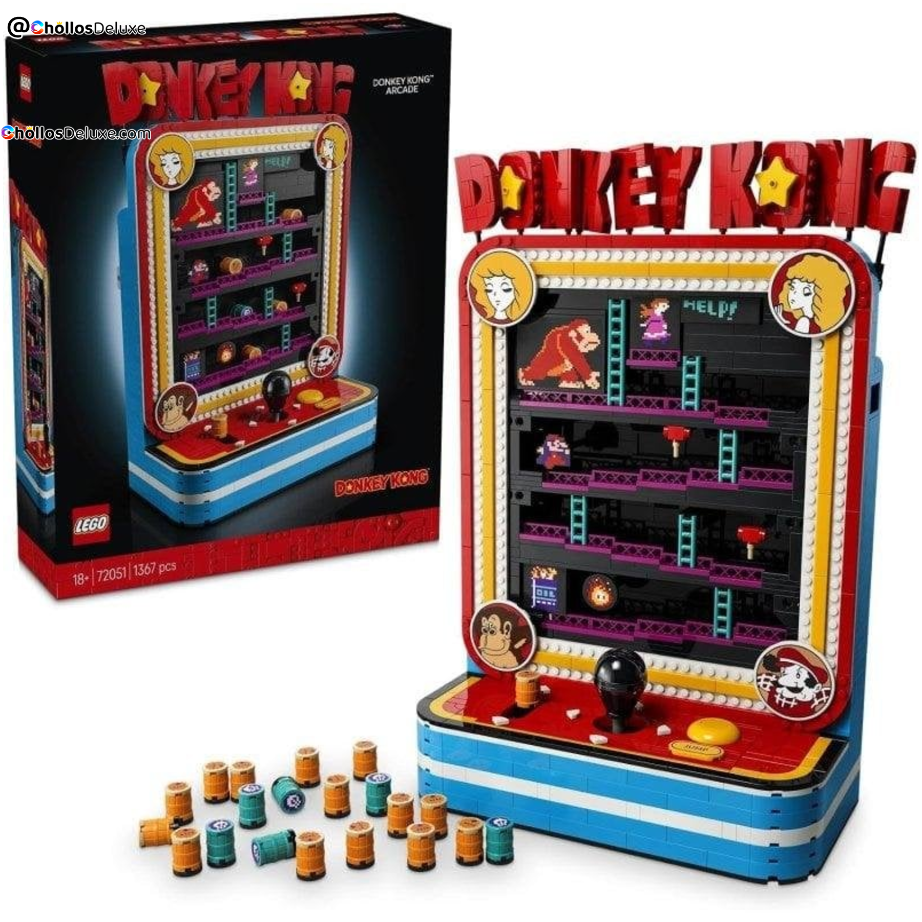 Lego 72051 Máquina Recreativa Donkey Kong