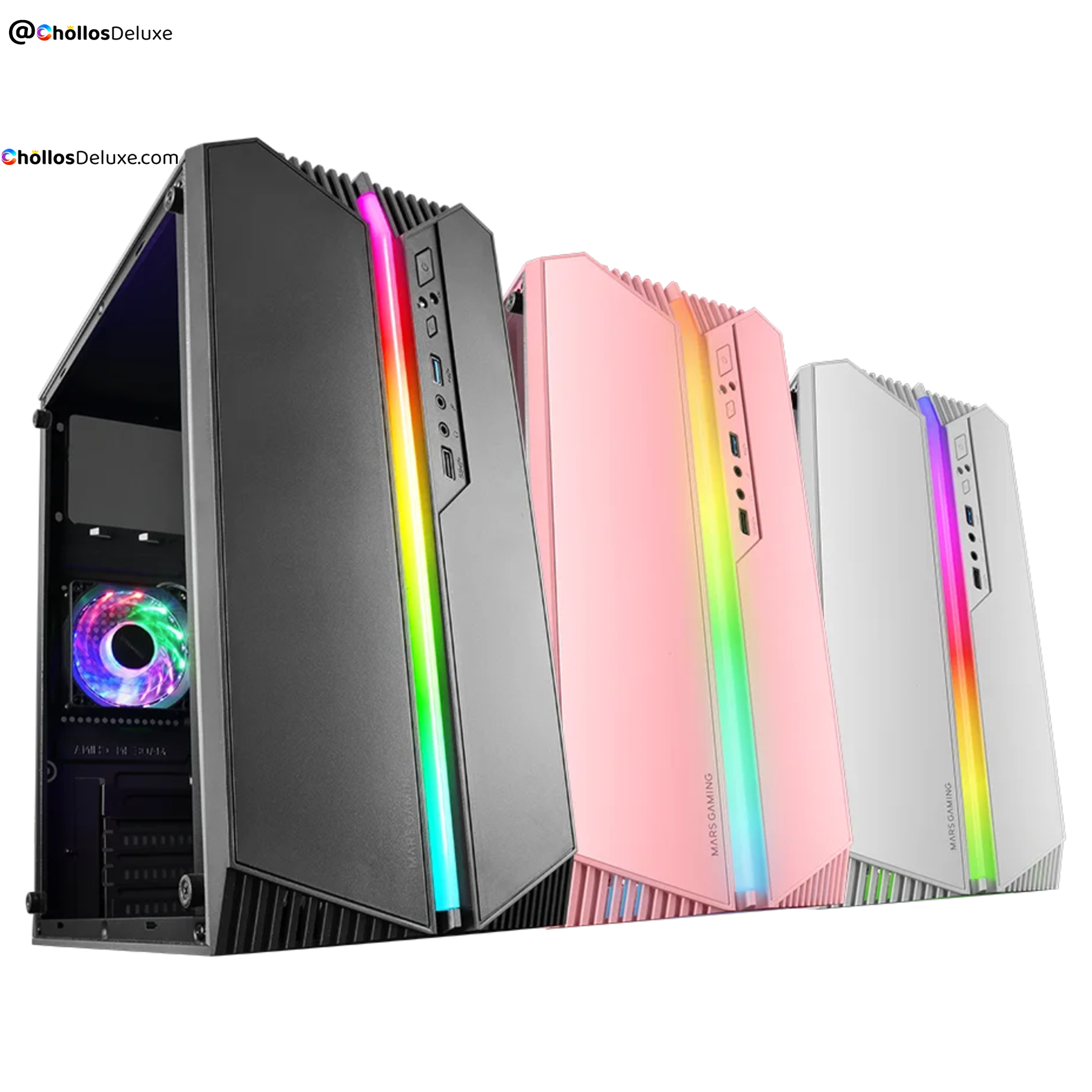 Mars Gaming MC-S1 Caja PC Micro-ATX ARGB