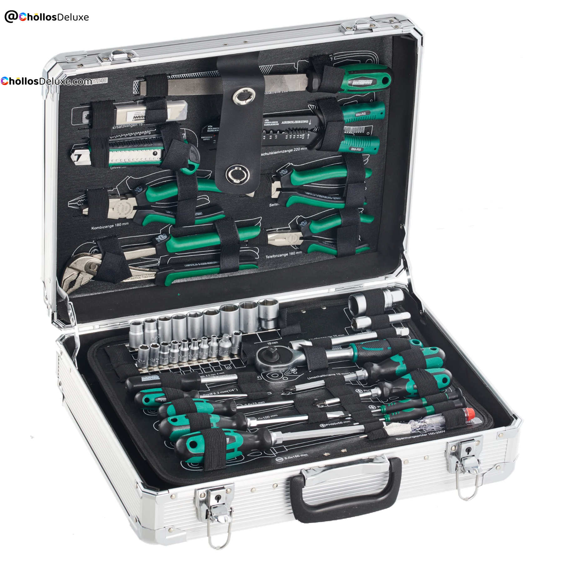 Mannesmann M29075 Maletín de Herramientas 108 Piezas