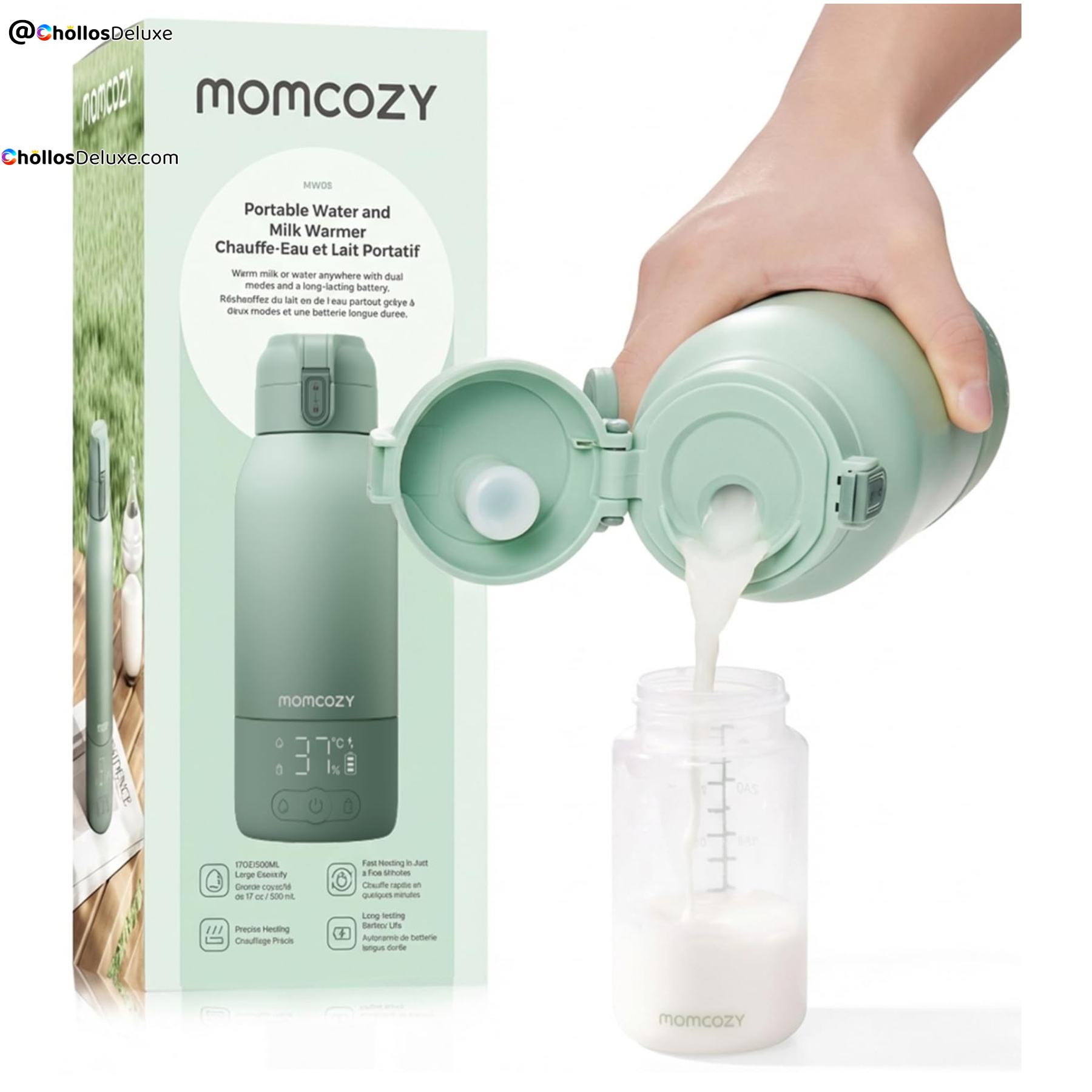 Momcozy MW05 Calientabiberones Portátil 500ml