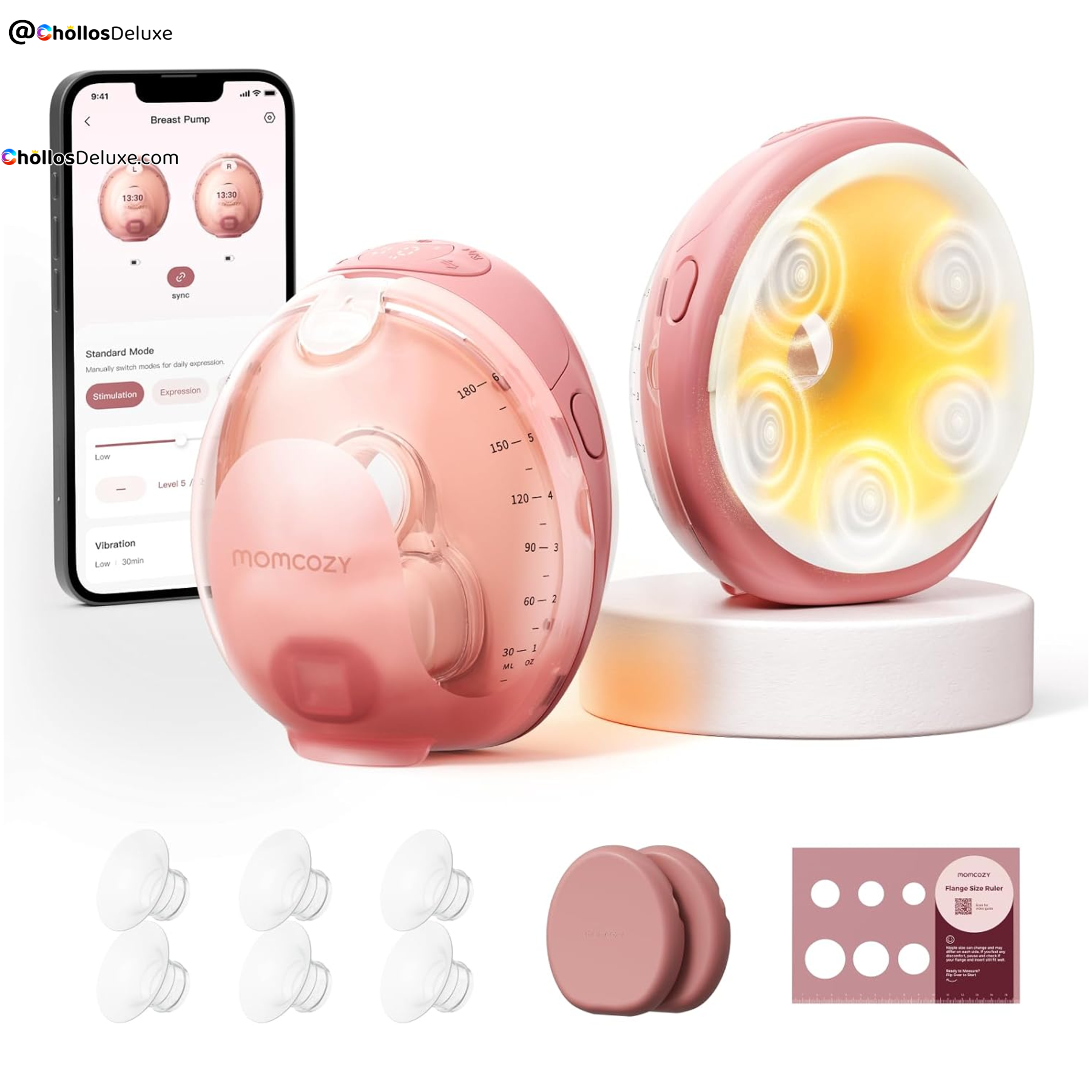 Momcozy Wellness 1 Sacaleches Eléctrico Térmico