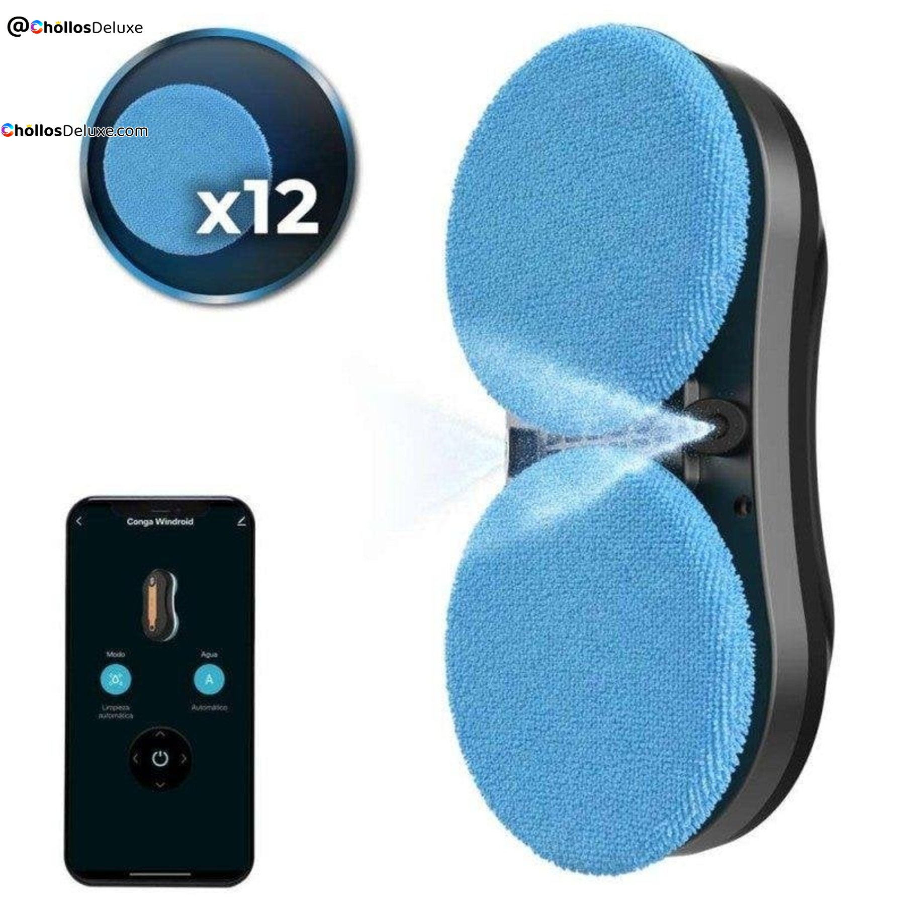 Cecotec Conga Windroid W10 Robot Limpiacristales