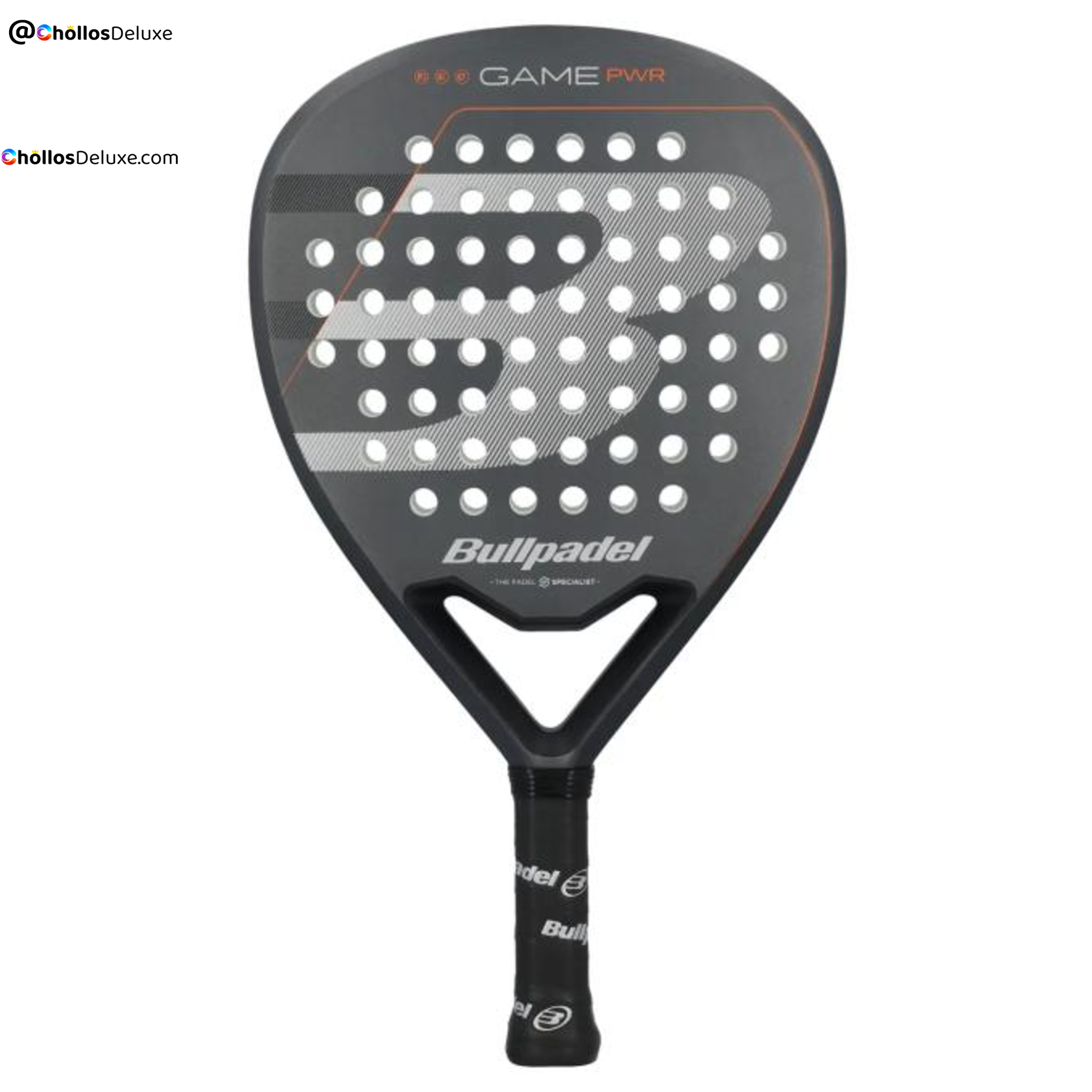 Bullpadel Game PWR Pala de Pádel Gris