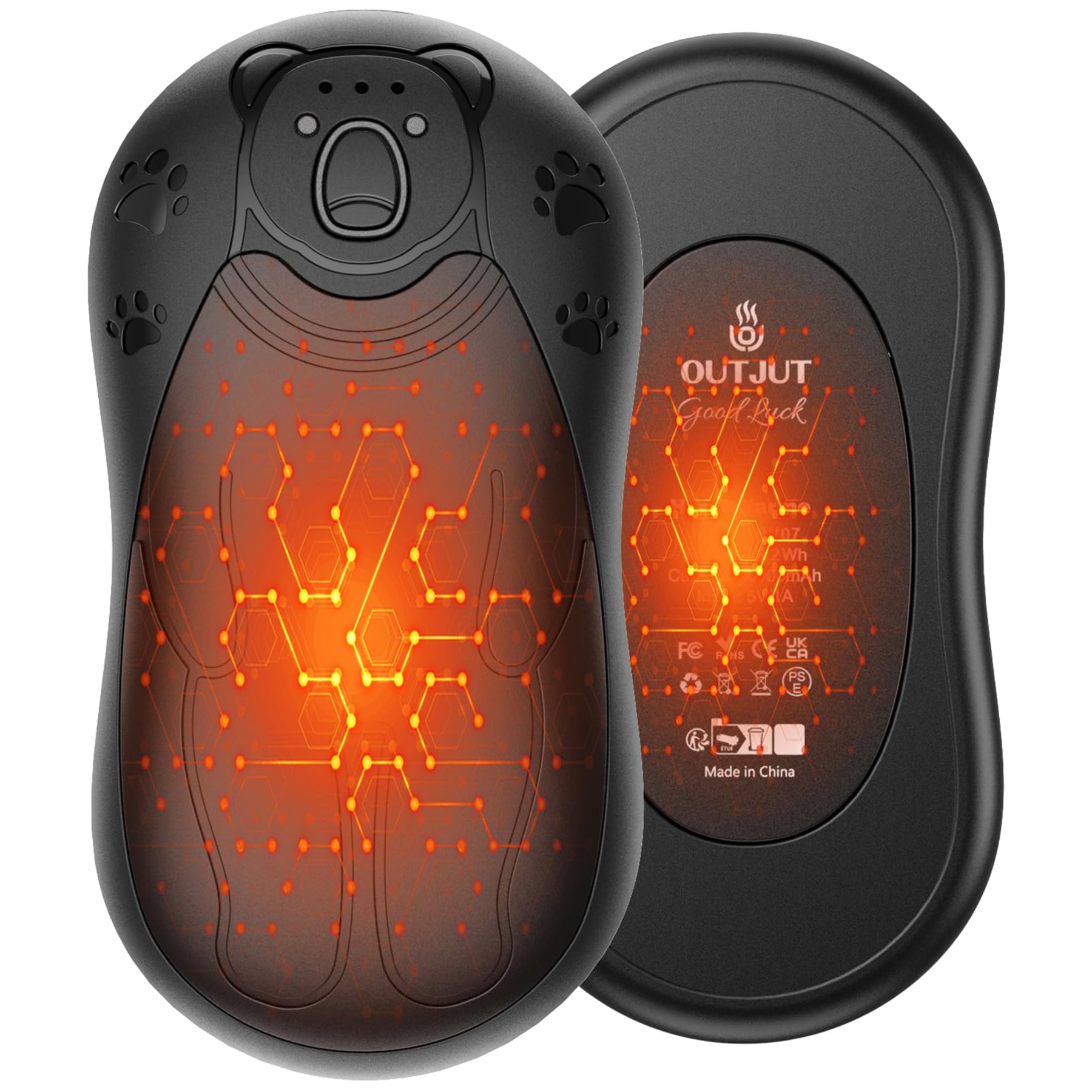 Calentador de Manos Magnético 12000mAh USB