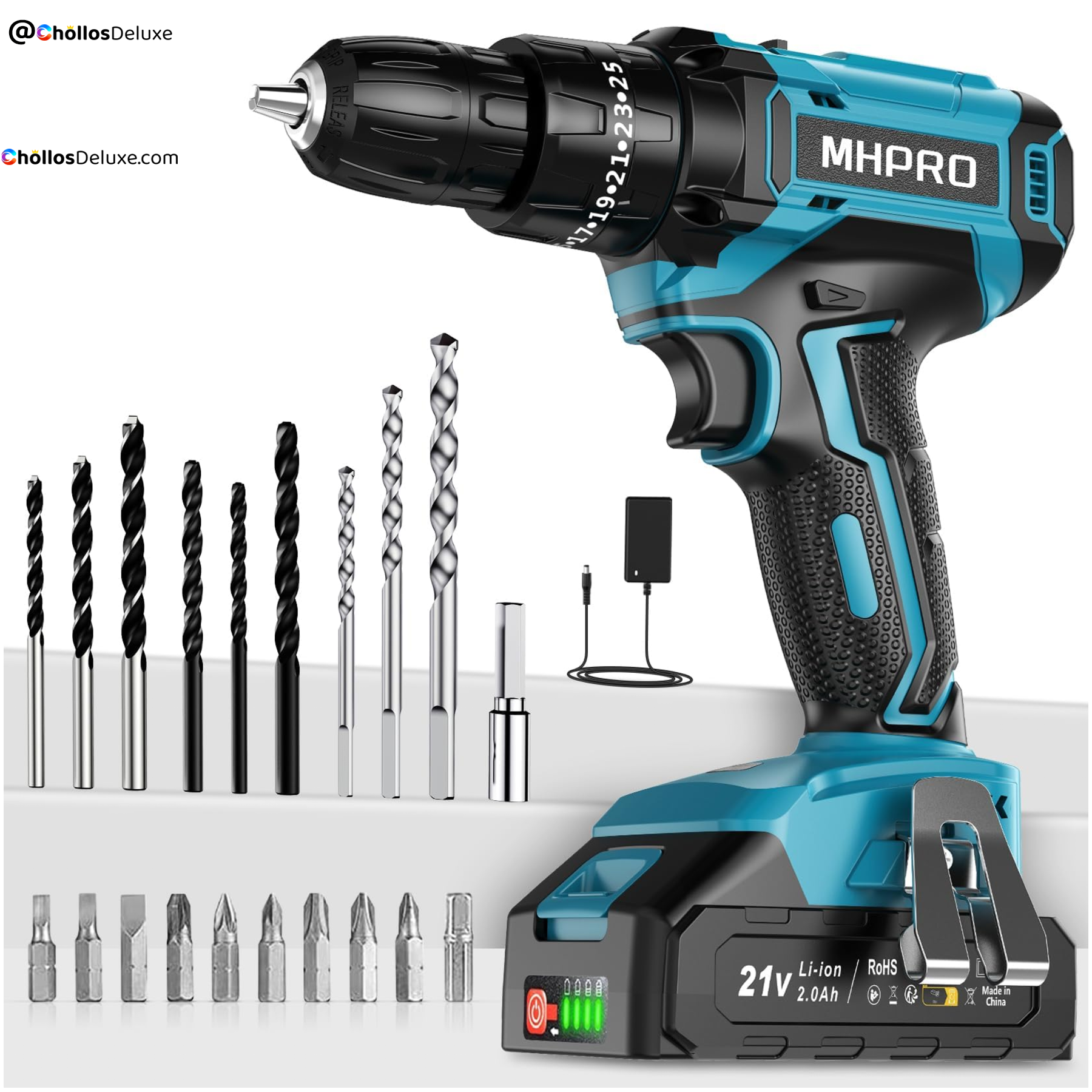 Taladro Percutor Mhpro 21V 42Nm