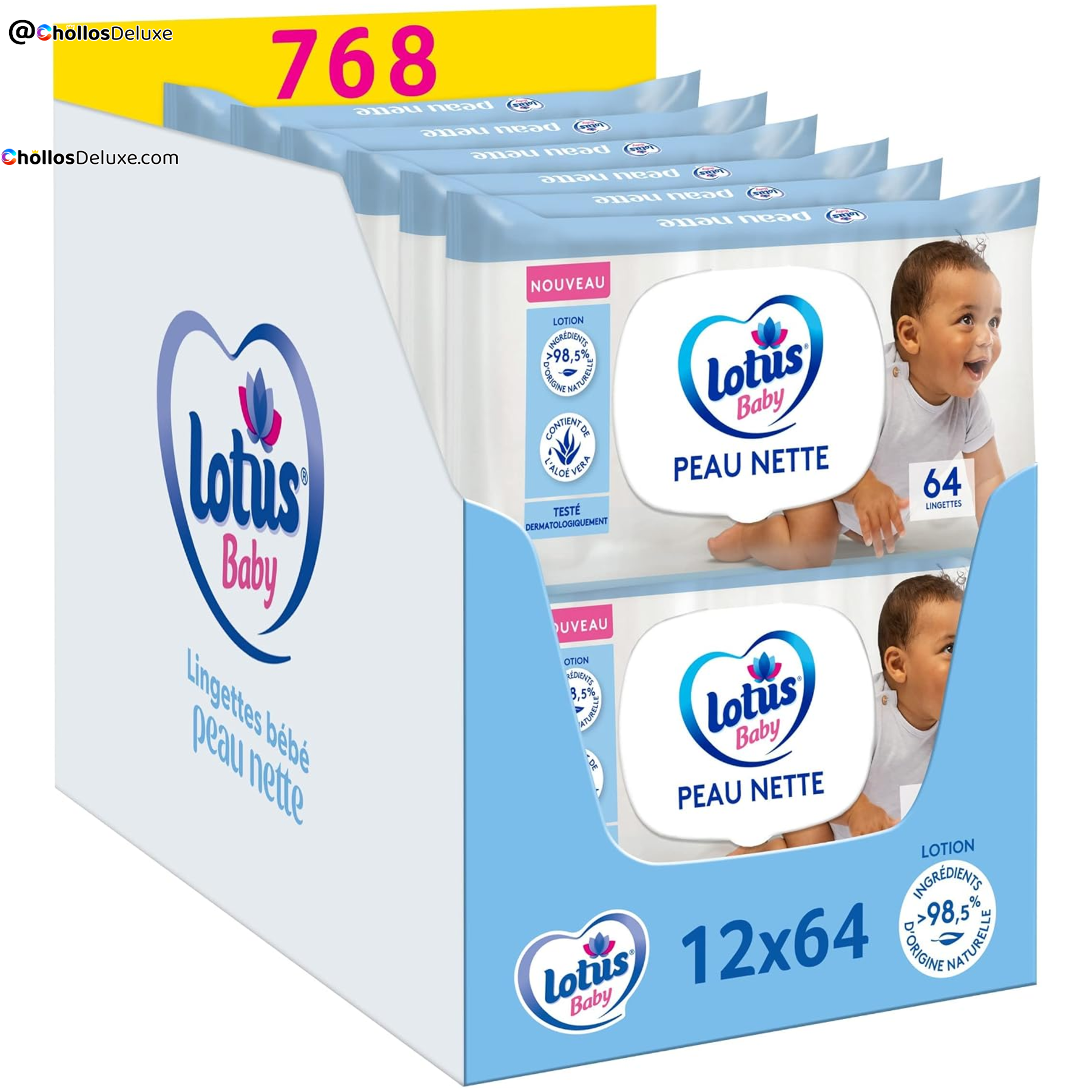 768 Toallitas Lotus Baby