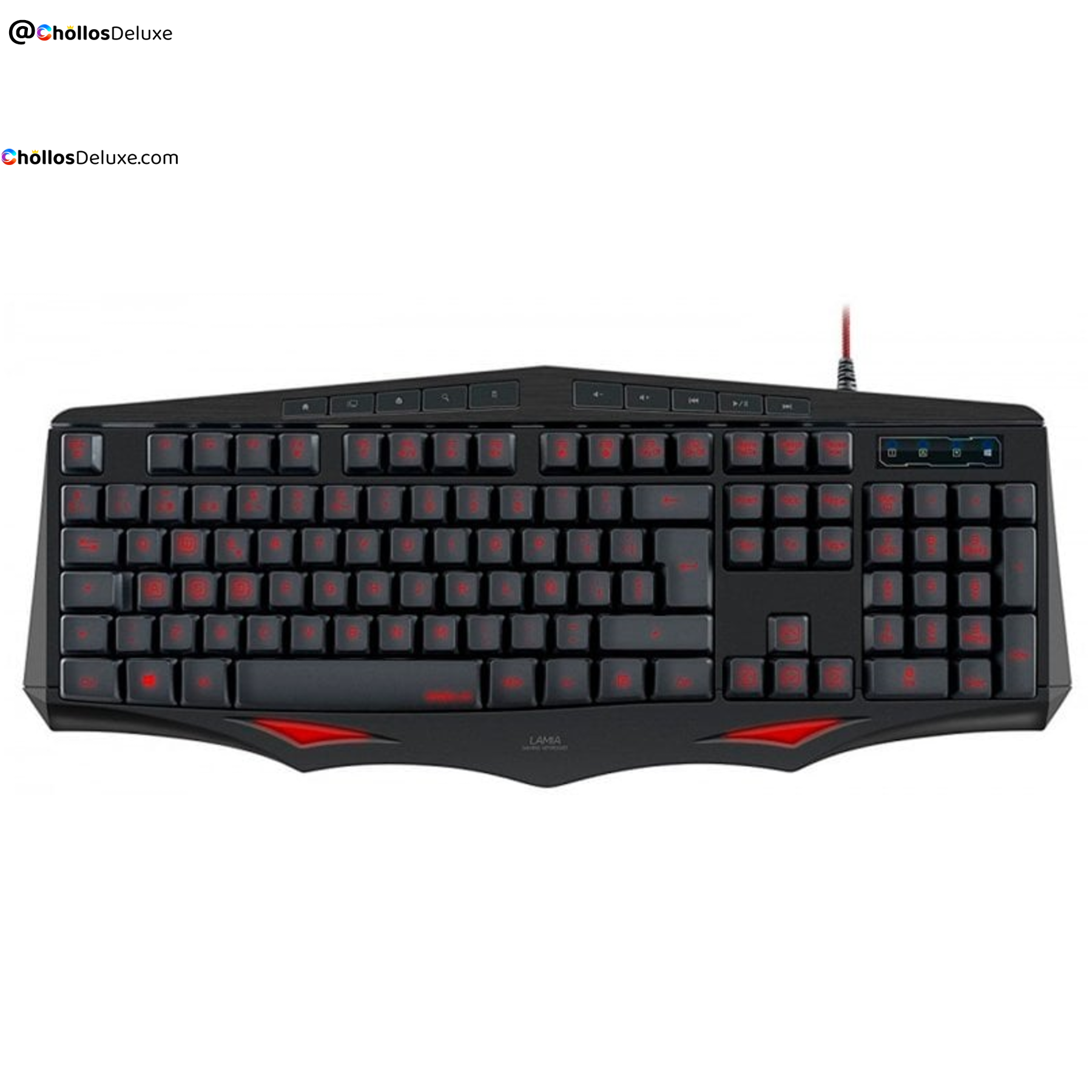 Lamia Teclado Gaming Negro