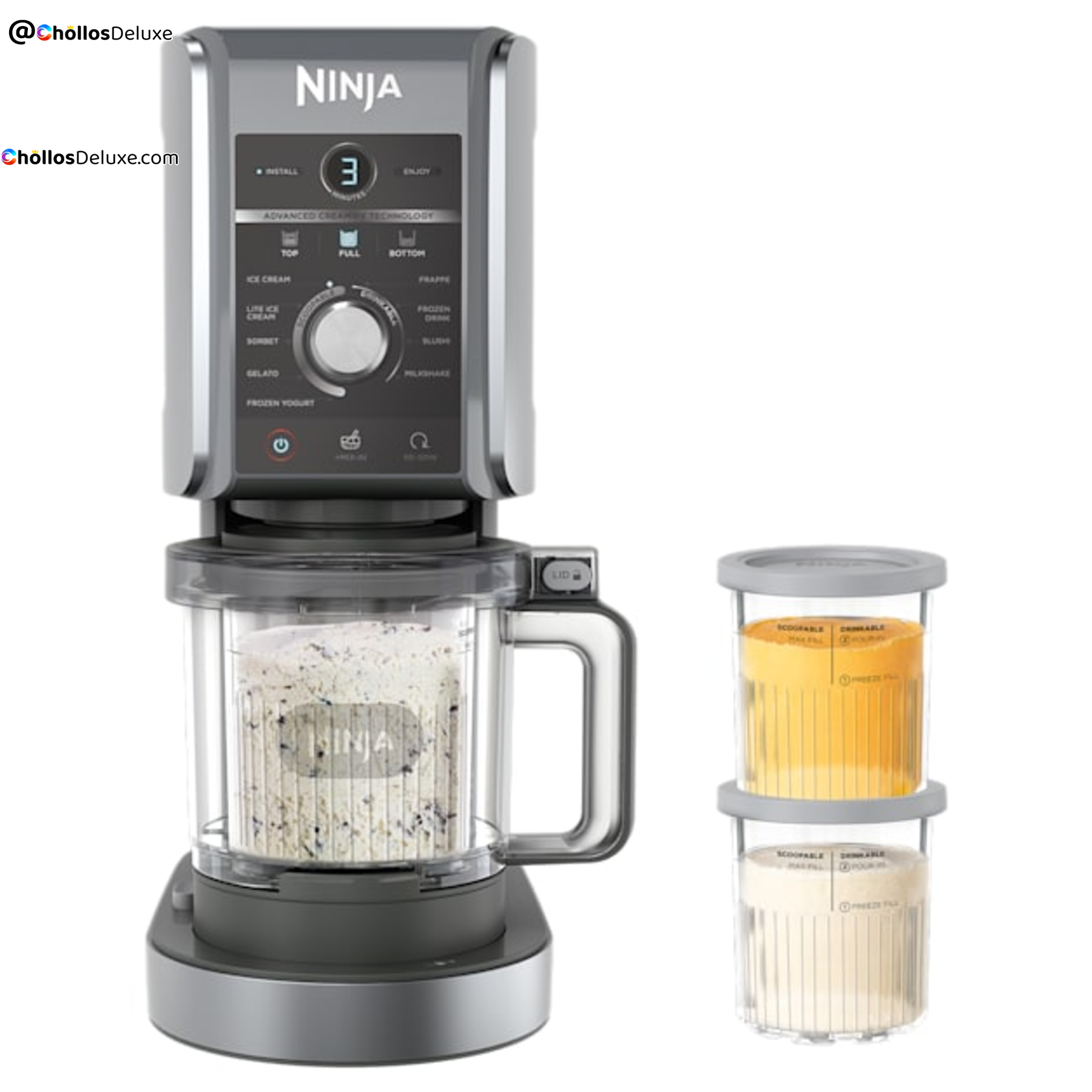 Ninja CREAMi Deluxe Heladera 10 Funciones
