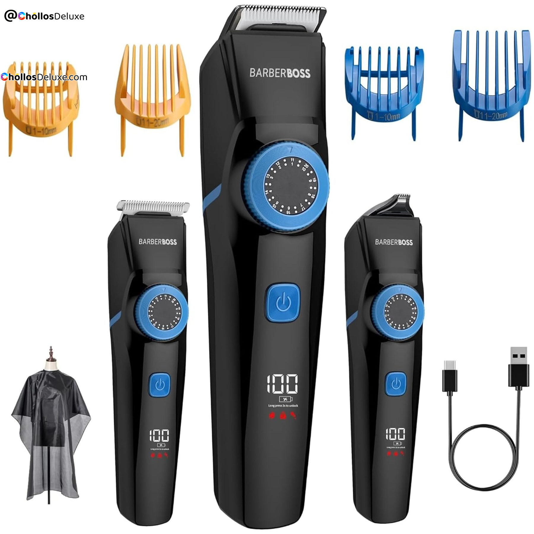 Recortadora 3 en 1 Barberboss QR-6087F