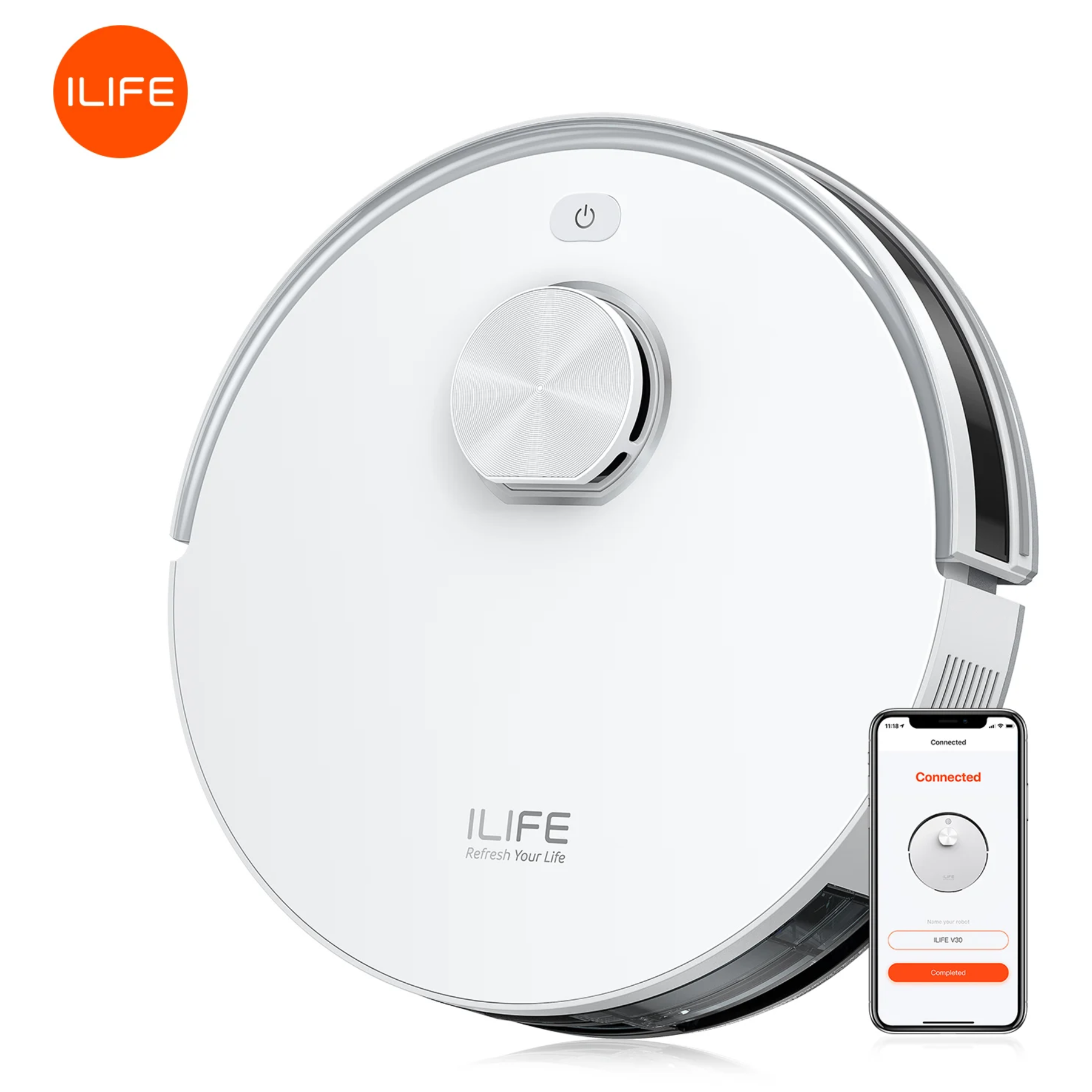 Ilife V30 Robot Aspirador Láser 10000Pa