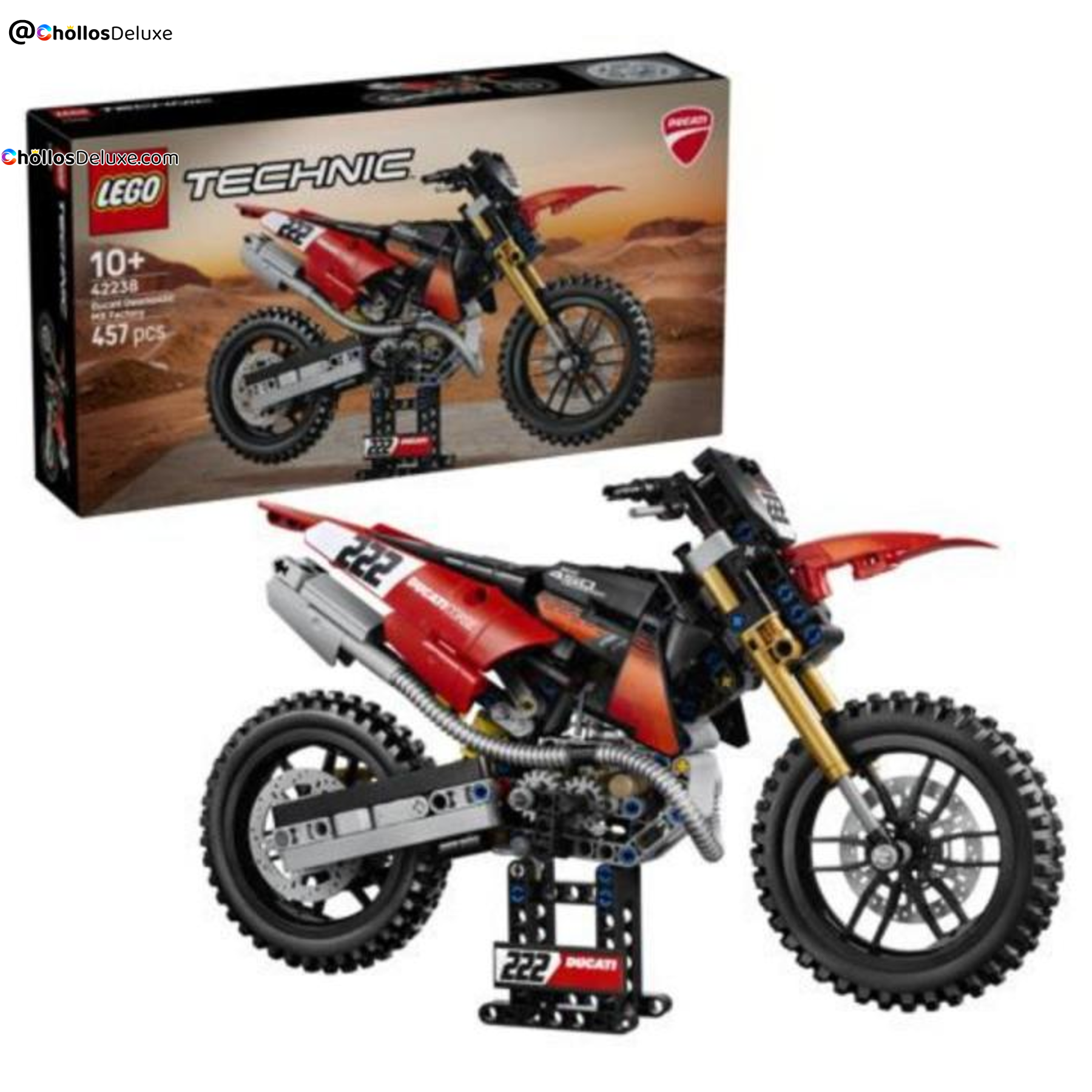 Lego Technic Ducati Desmo450 MX Moto