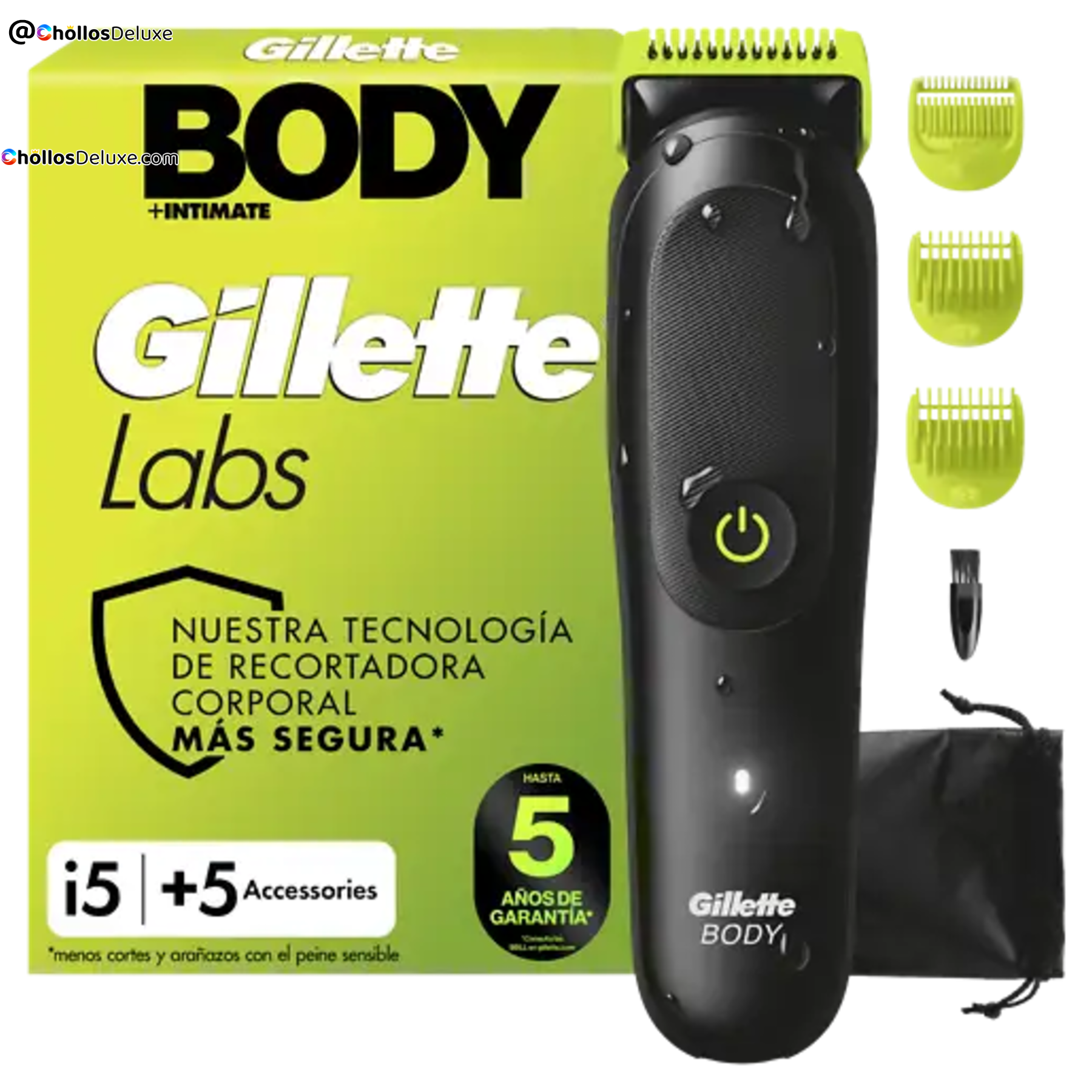 Gillette Labs i5 Recortadora Corporal SkinFirst