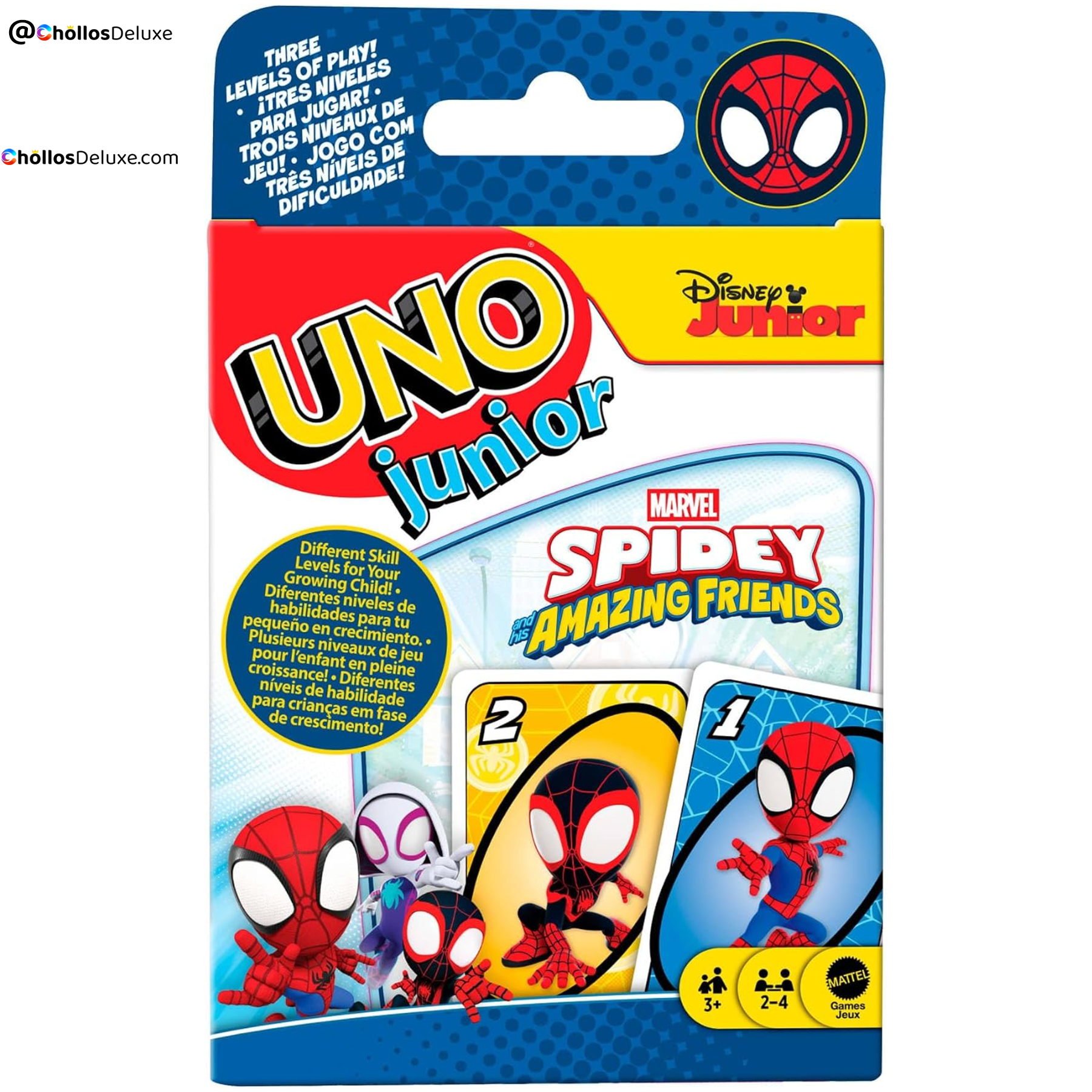 Mattel Games UNO Junior Spidey Juego de Cartas
