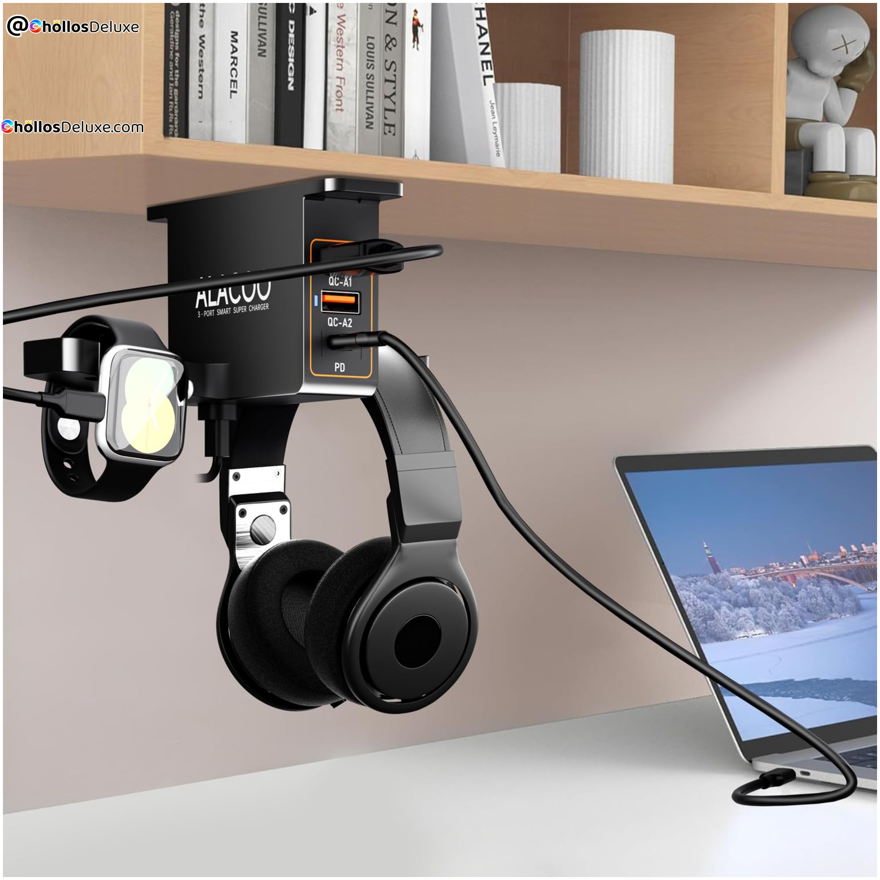 Soporte para Auriculares USB 20W PD