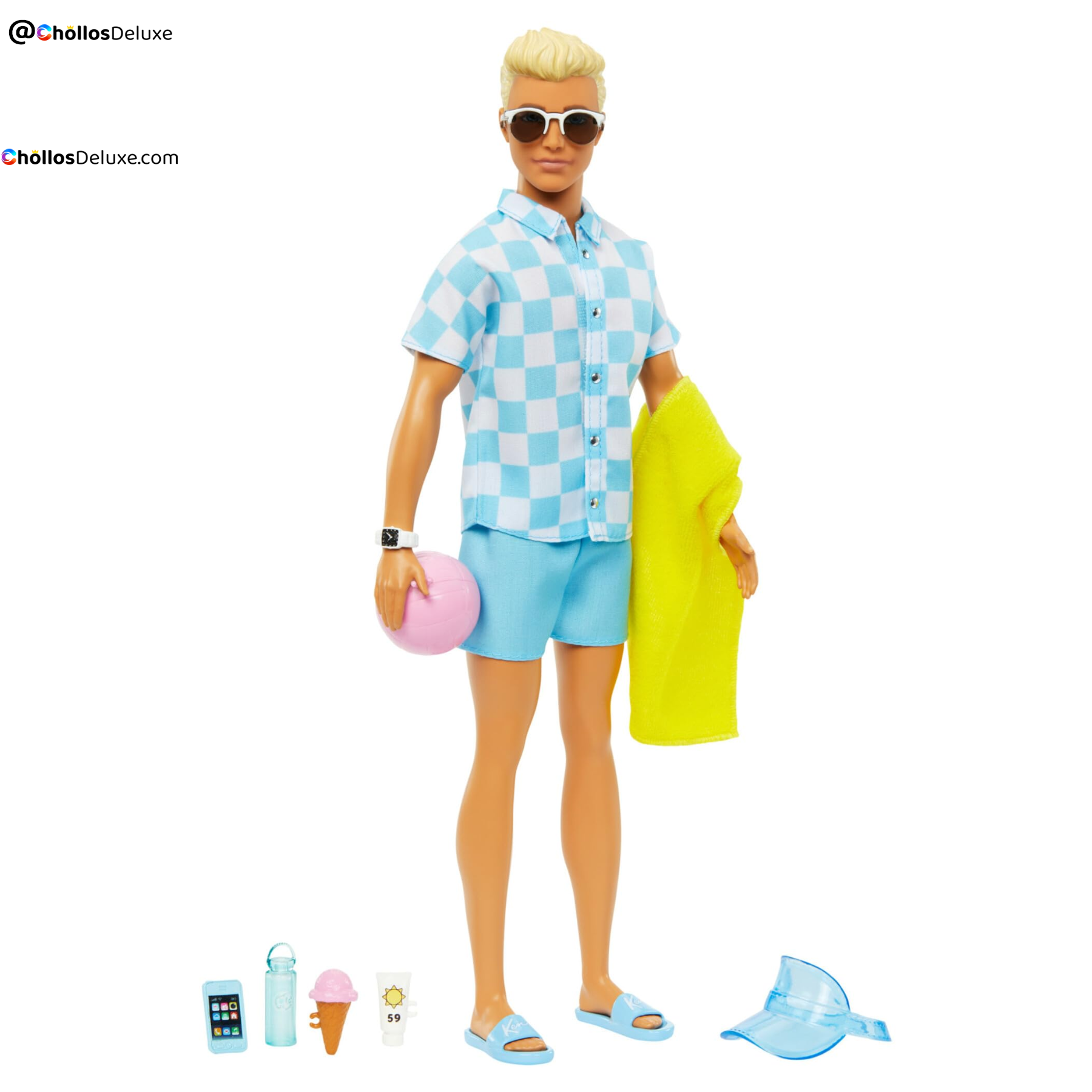 Barbie Ken Muñeco con Moda de Playa