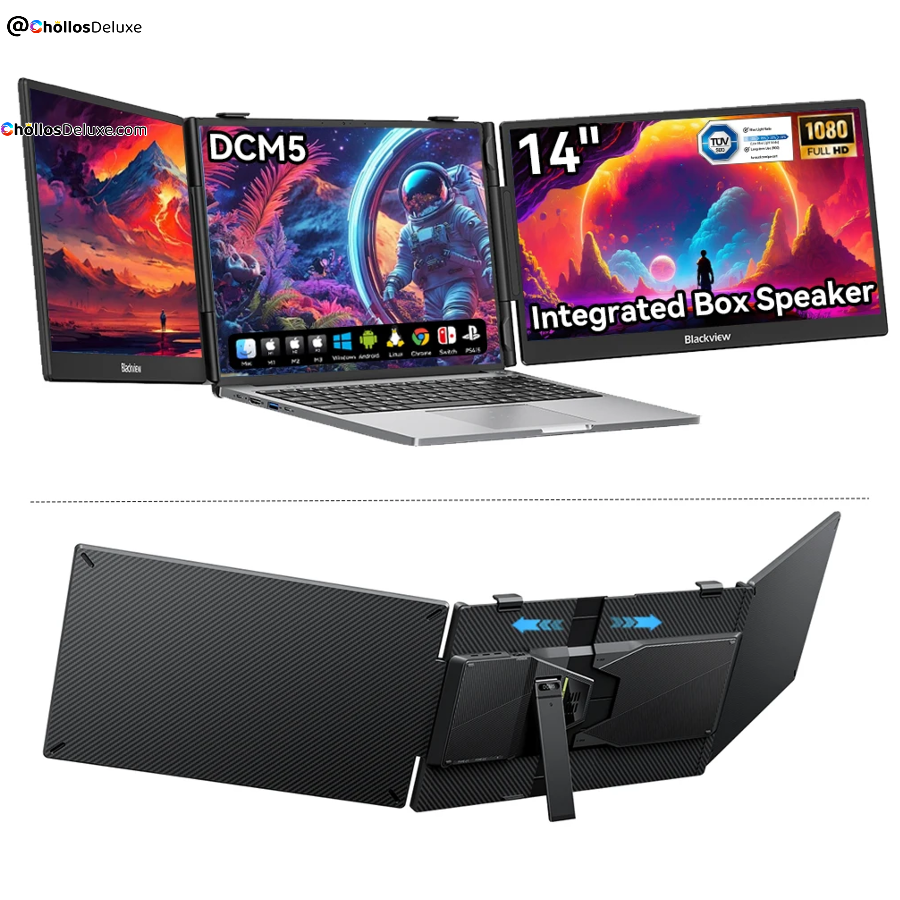 Blackview DCM5 Extensor de Pantalla 14" IPS