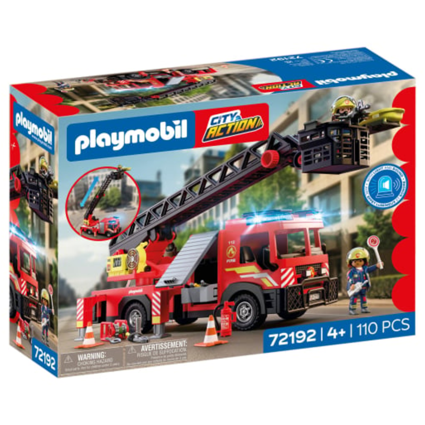 Playmobil 72192 Camión de Bomberos con Escalera
