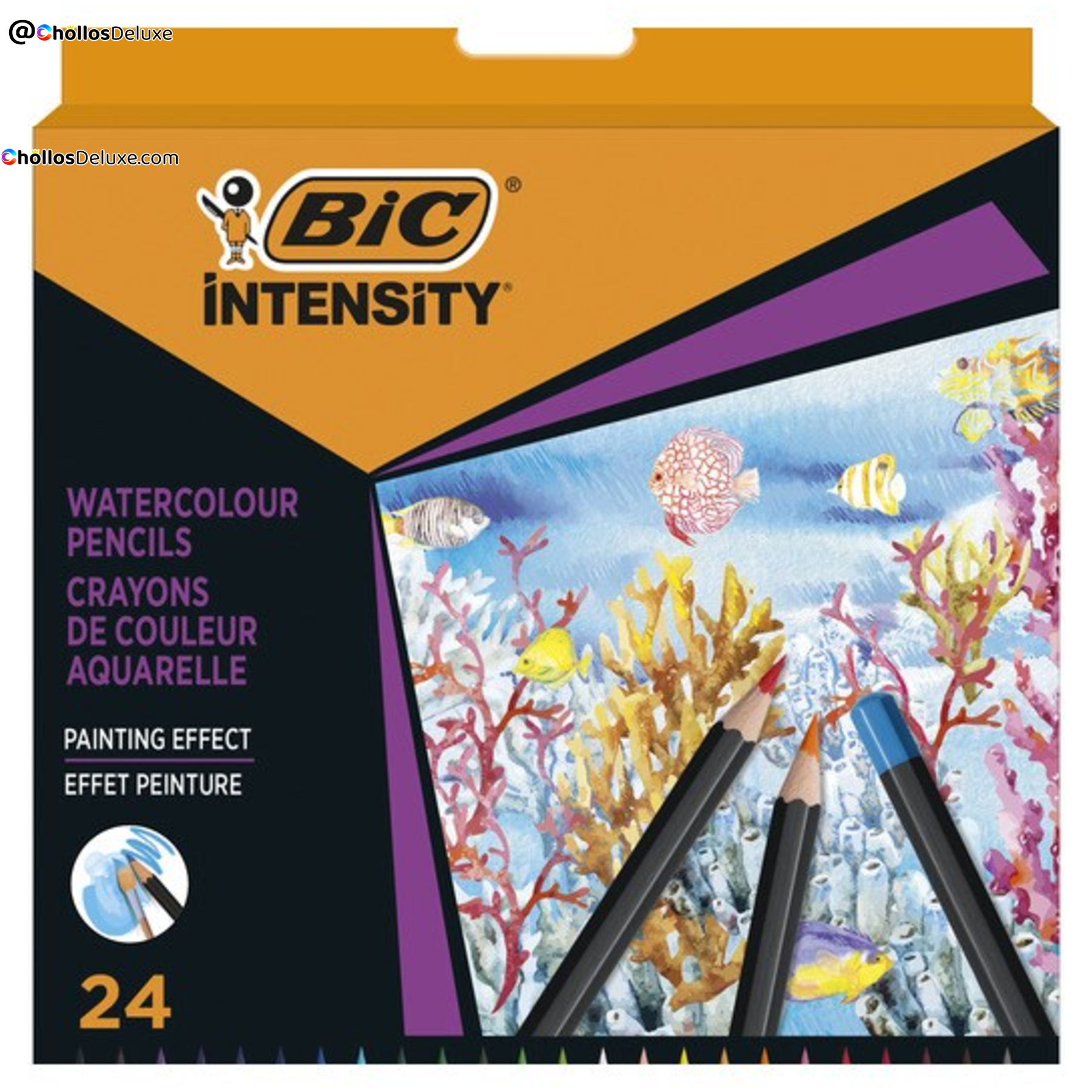 Bic Intensity Lápices Acuarelables 24 Colores