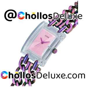 Guess Mod Heavy Metal Reloj Mujer Iridiscente