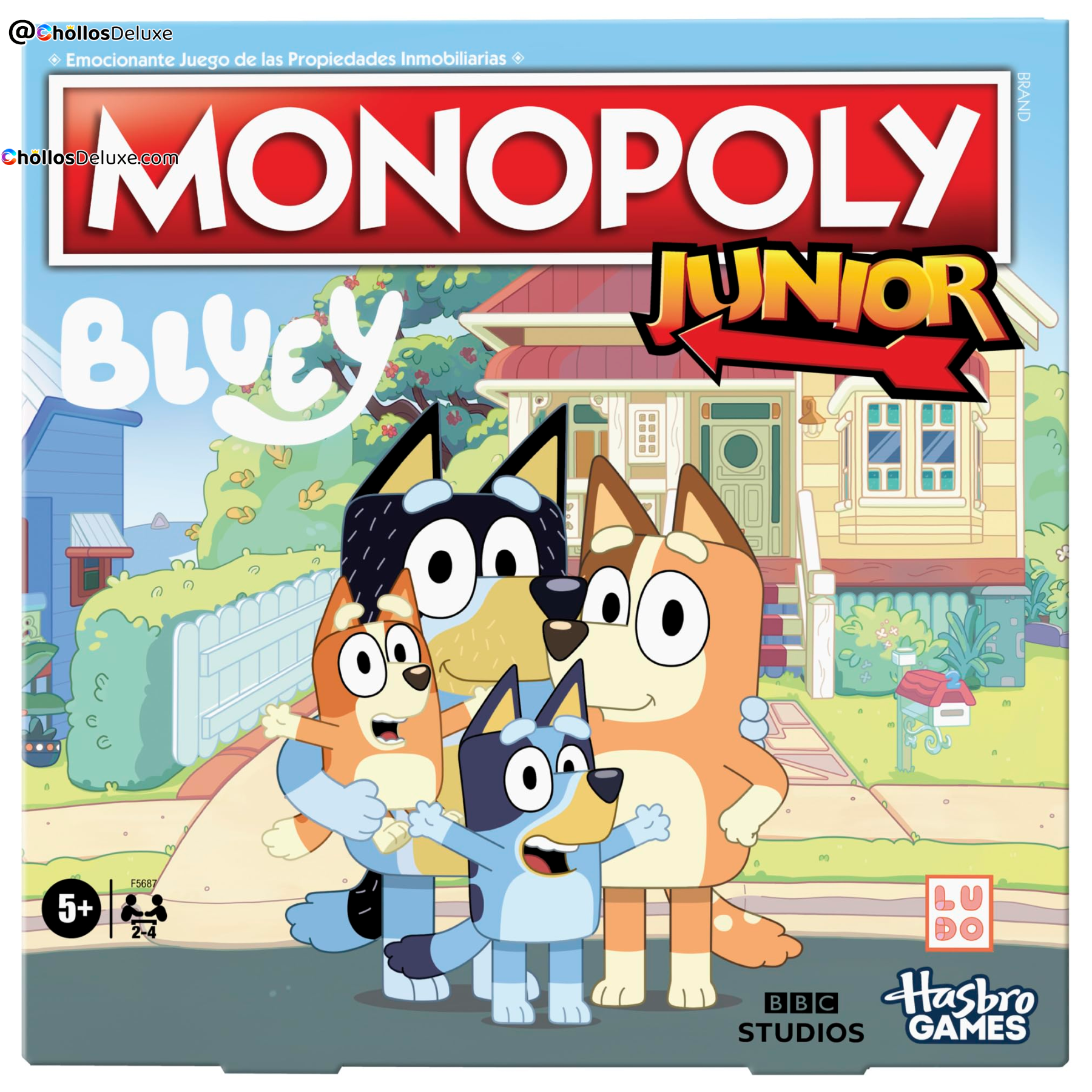Hasbro Gaming Monopoly Junior Bluey Juego de Mesa