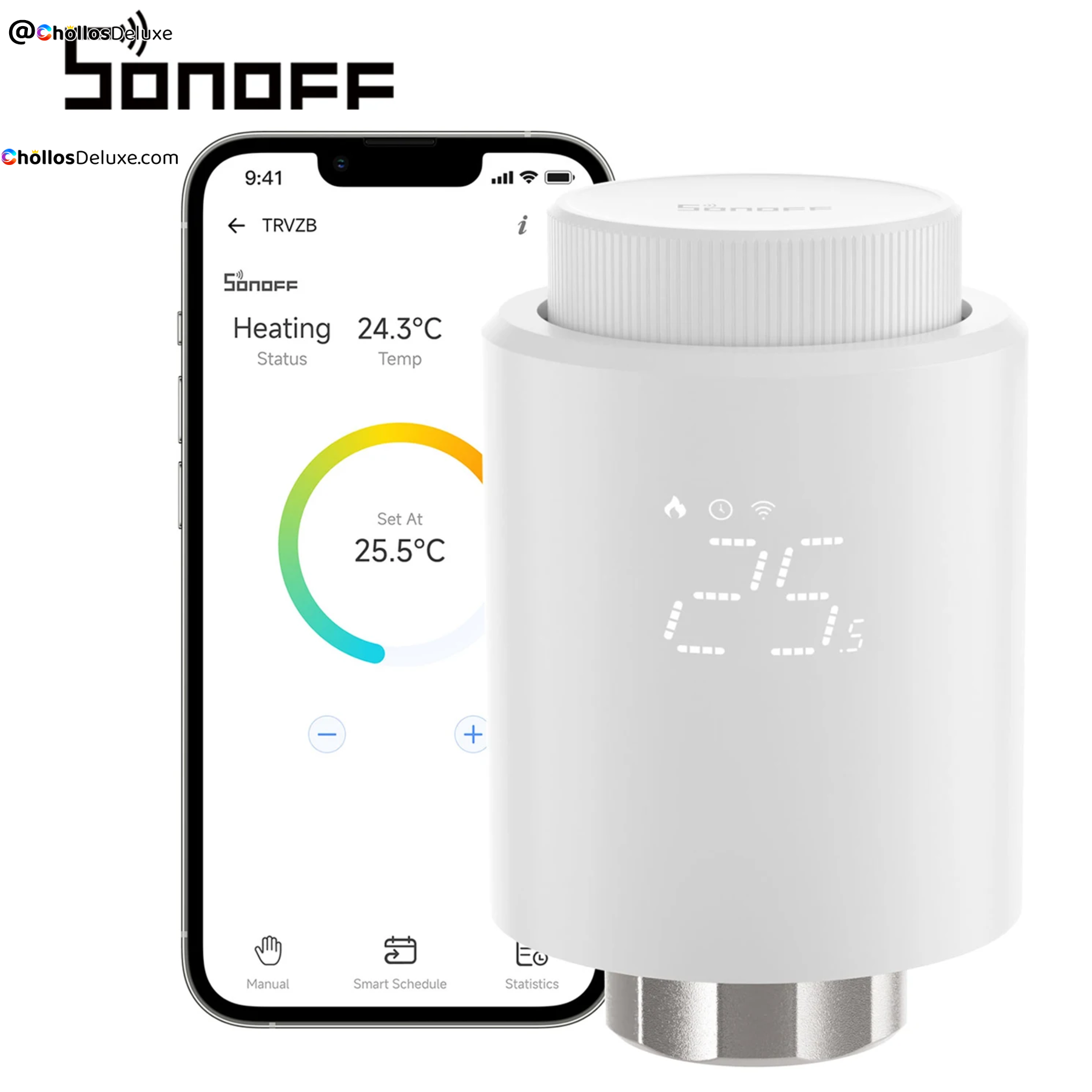 Sonoff TRVZB Válvula Termostática Zigbee