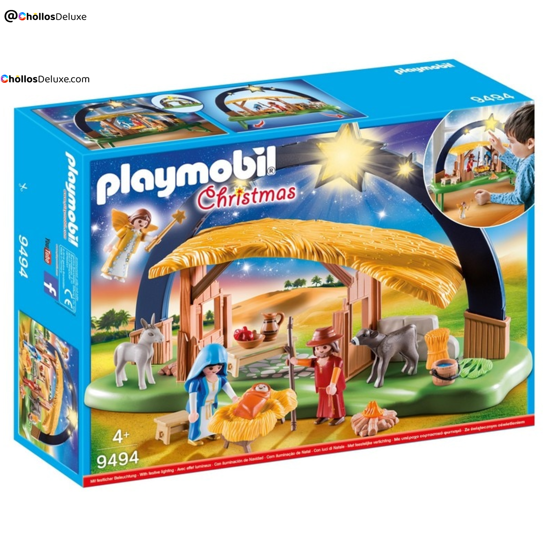 Playmobil Christmas Portal de Belén con Luz