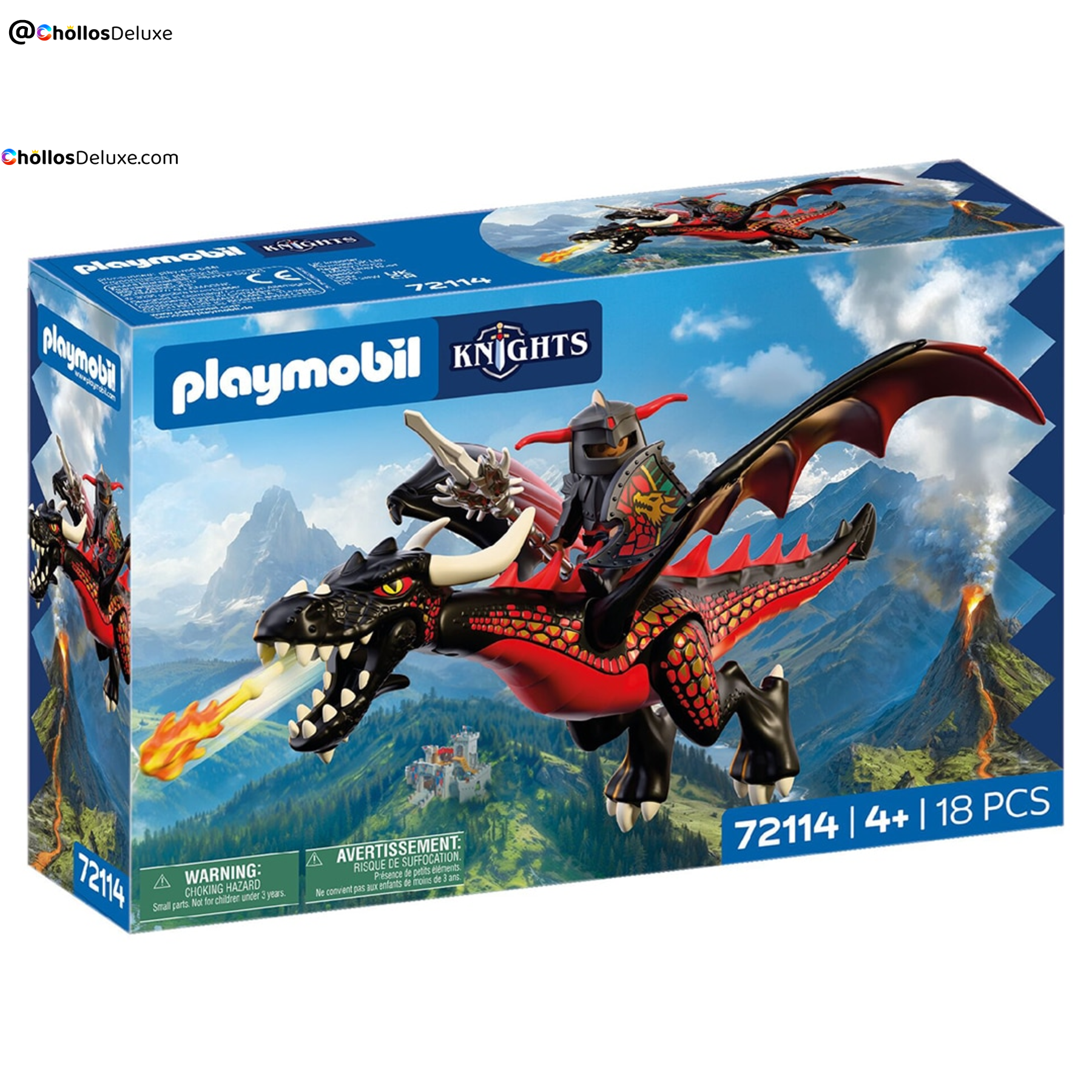 Playmobil Knights Dragón Negro 72114