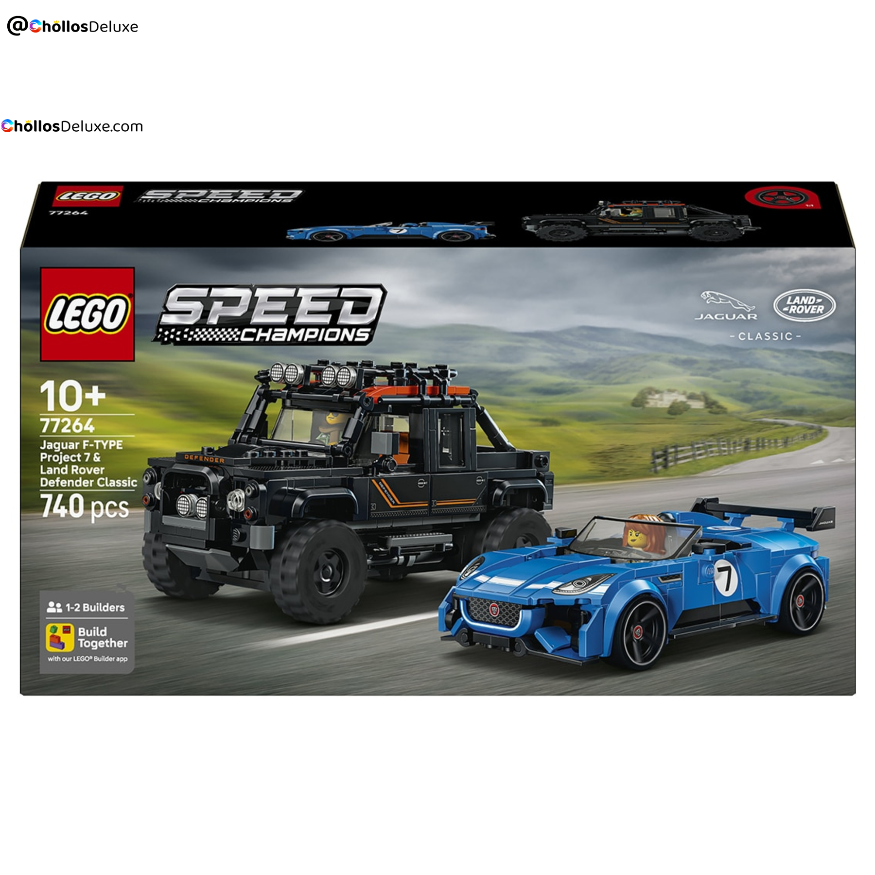 LEGO 77264 Set Jaguar y Defender