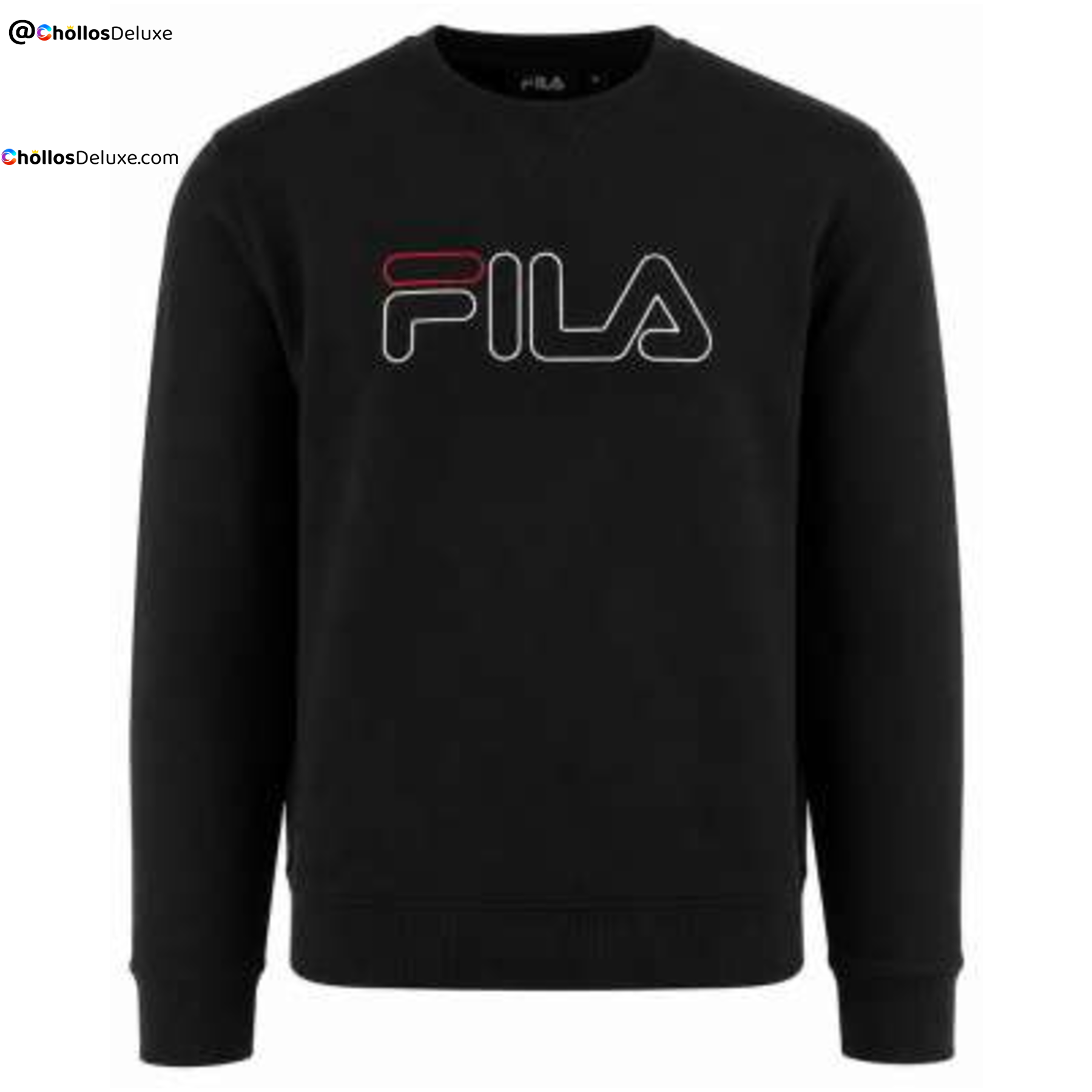 Fila JDN Retro Crew Sudadera Negra