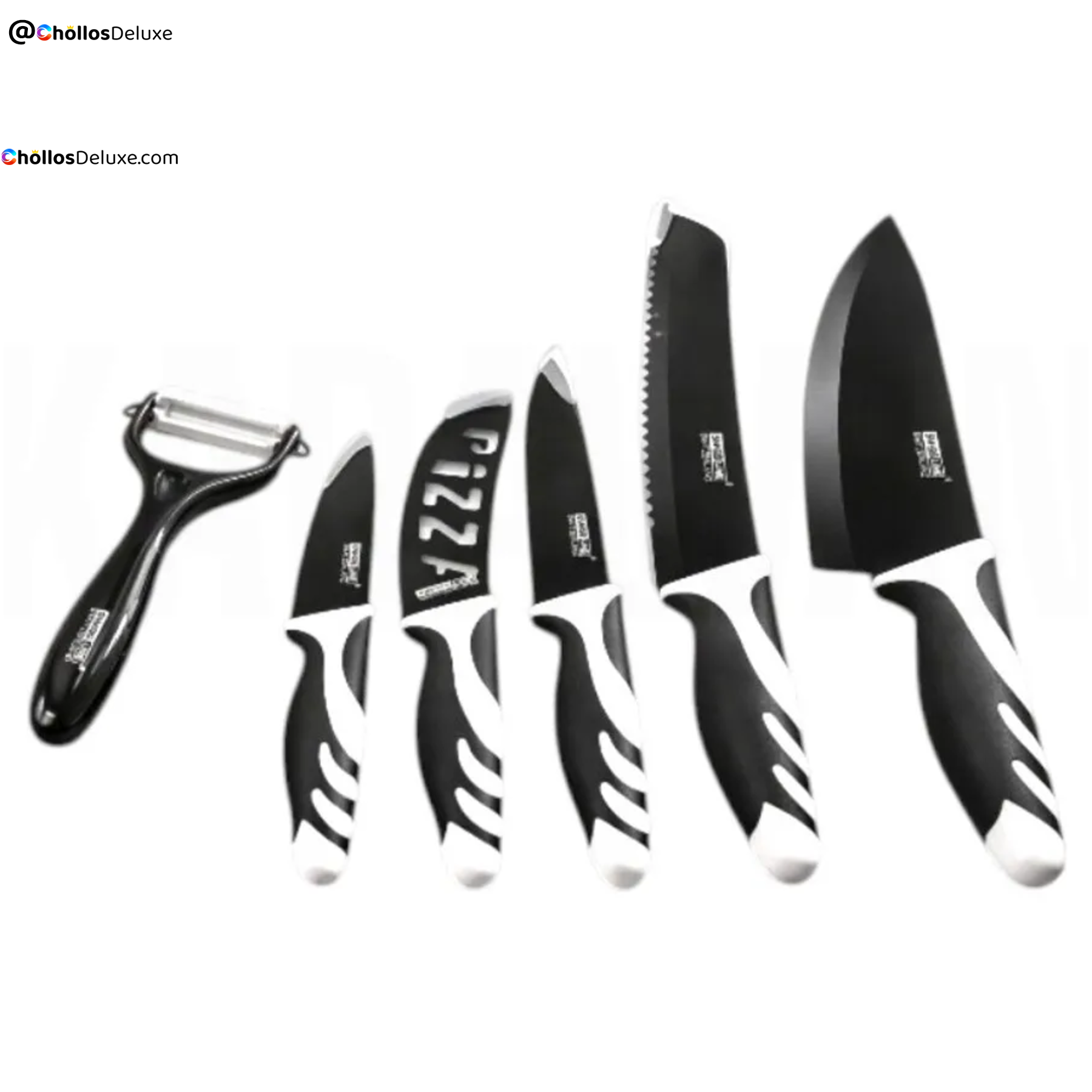 Set de 5 Cuchillos de Cocina Inoxidables
