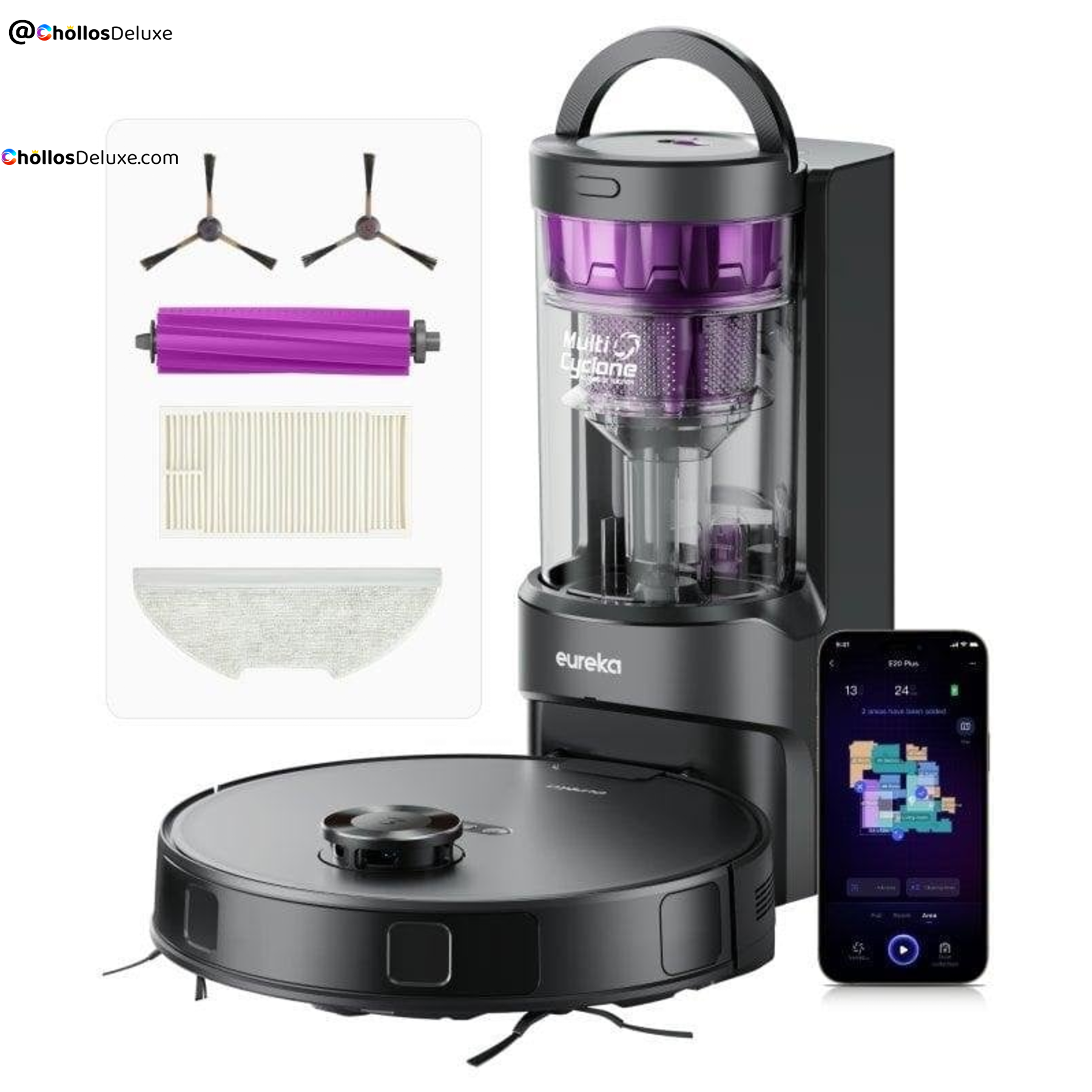 Eureka E20 Plus Robot Aspirador Autovaciado