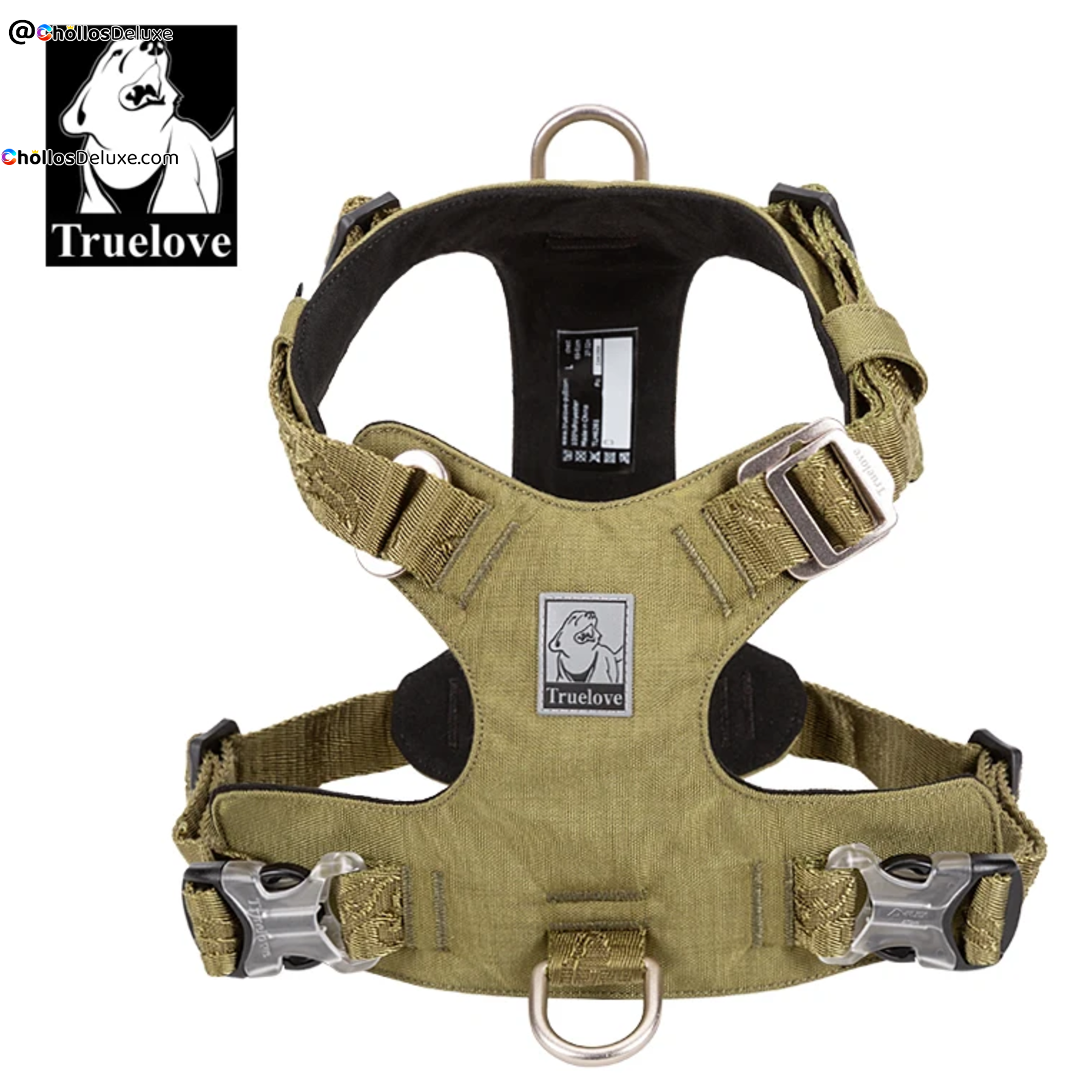 Truelove TLH6281 Arnés Canino Negro XS