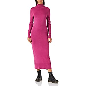 Jack & Jones Jxcat Soft Roll Neck Dress Knit Sn Vestido para Mujer