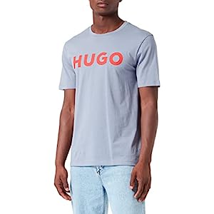 HUGO Camiseta para hombre Azul (N Bright Blue 430)