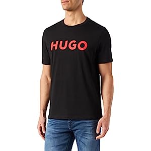 HUGO Camiseta para hombre Negro