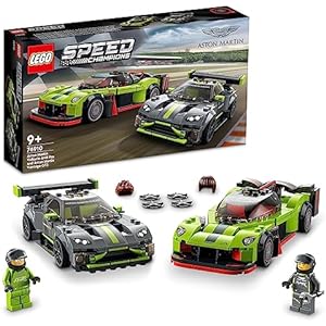 Lego Speed Champion Aston Martin Valkyrie AMR Pro y Aston Martin Vantage GT3