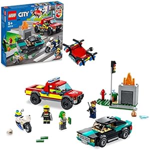 Lego City Rescate de Bomberos y Persecución Policial