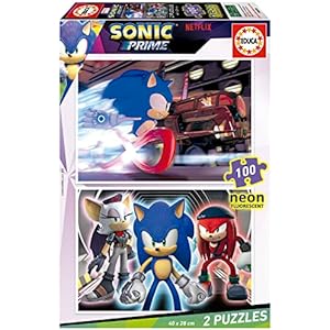 Educa Sonic Prime Neon 2 Puzzles