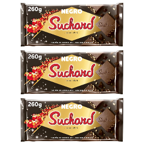 3x Chocolate Negro con Arroz Inflado