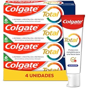3x Pack Ahorro Colgate Total Blanqueador Pasta de Dientes (12 unidades en total)