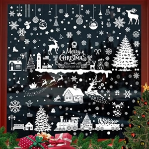 236 Pegatinas 9 Hojas Nieve